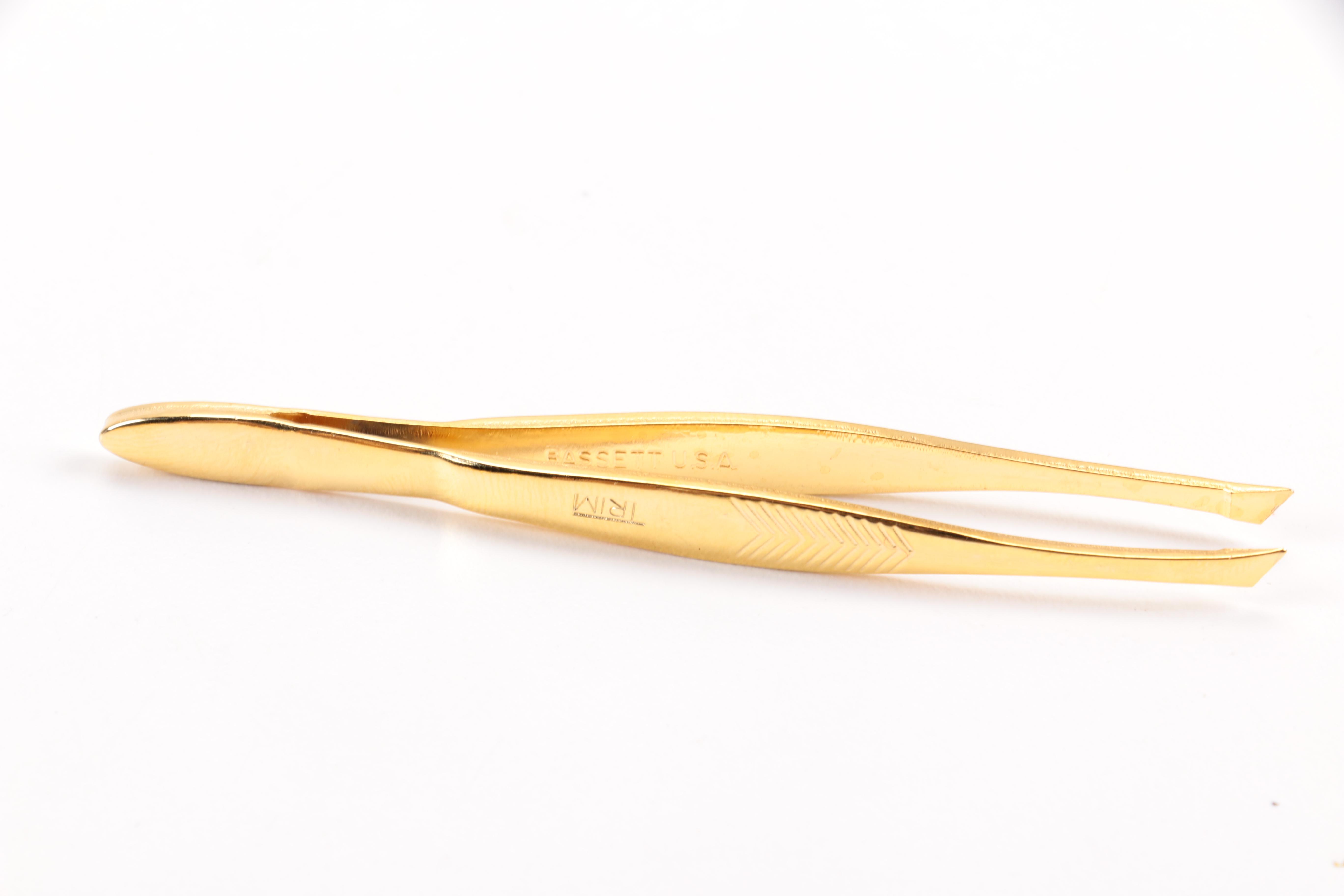 Vintage Travel Iron, Umbrella, and Personal Care Kit