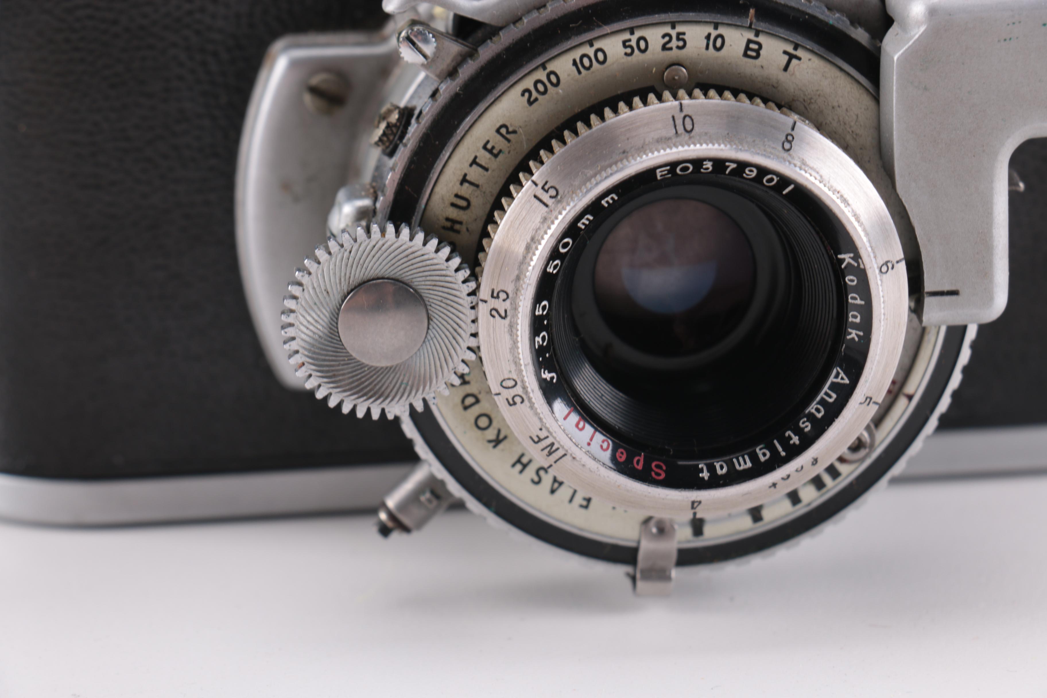 Vintage Kodak 35 and General Electric Exposure Meter