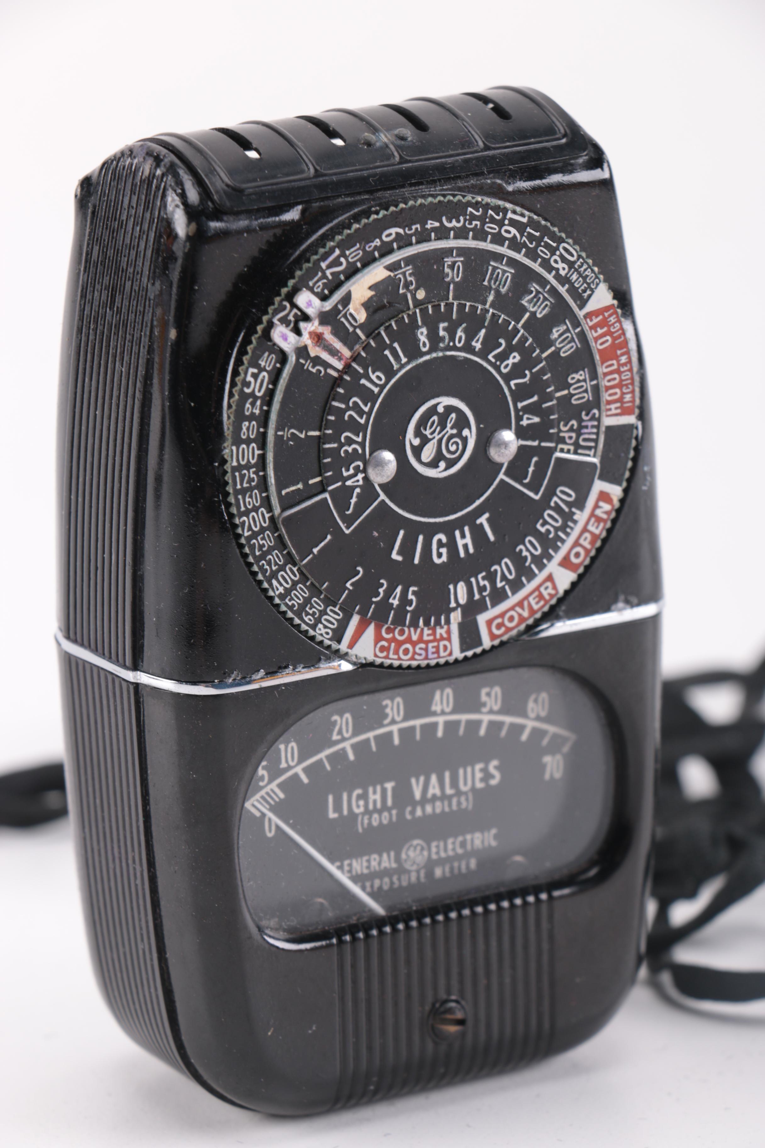 Vintage Kodak 35 and General Electric Exposure Meter