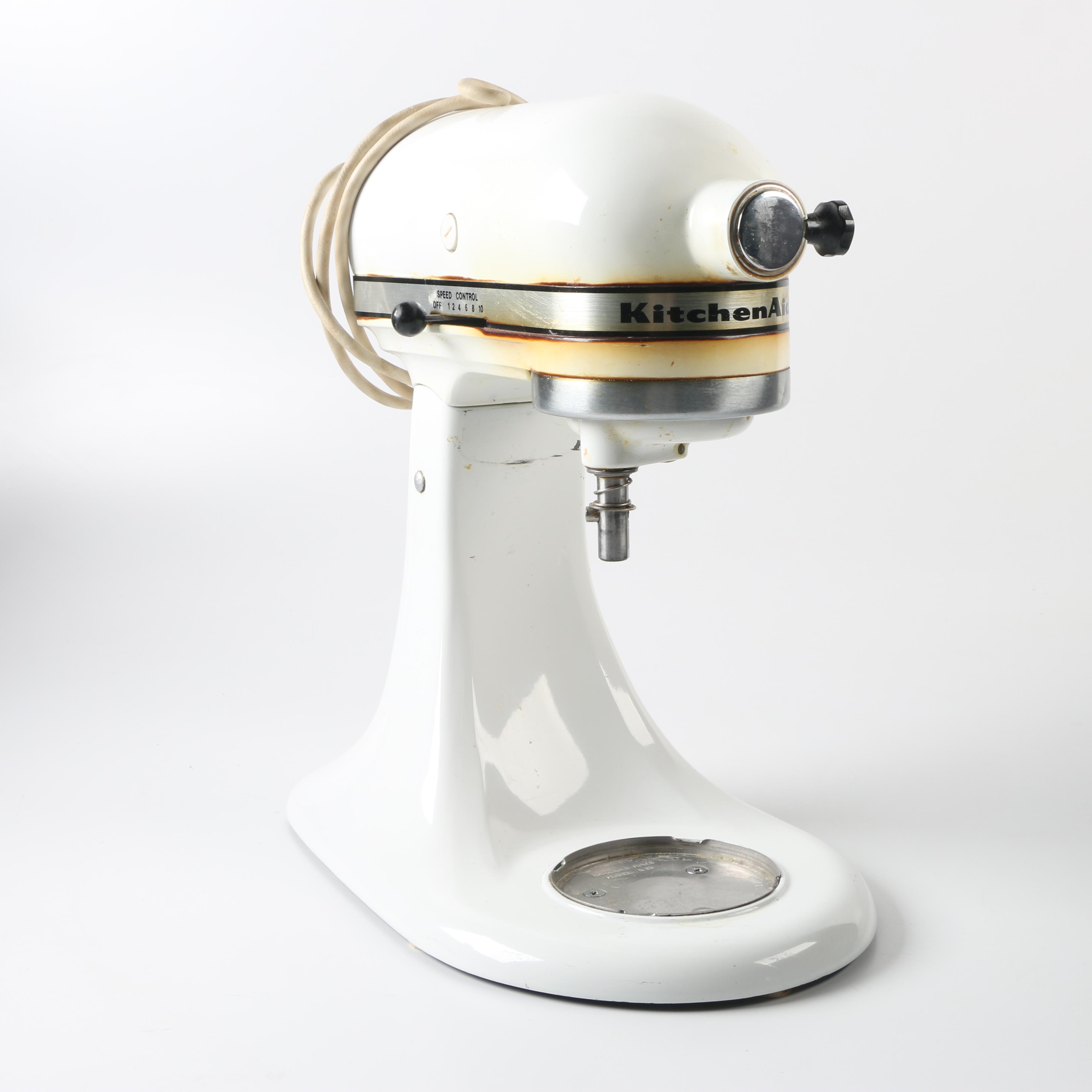 Vintage KitchenAid Mixer with Accessories