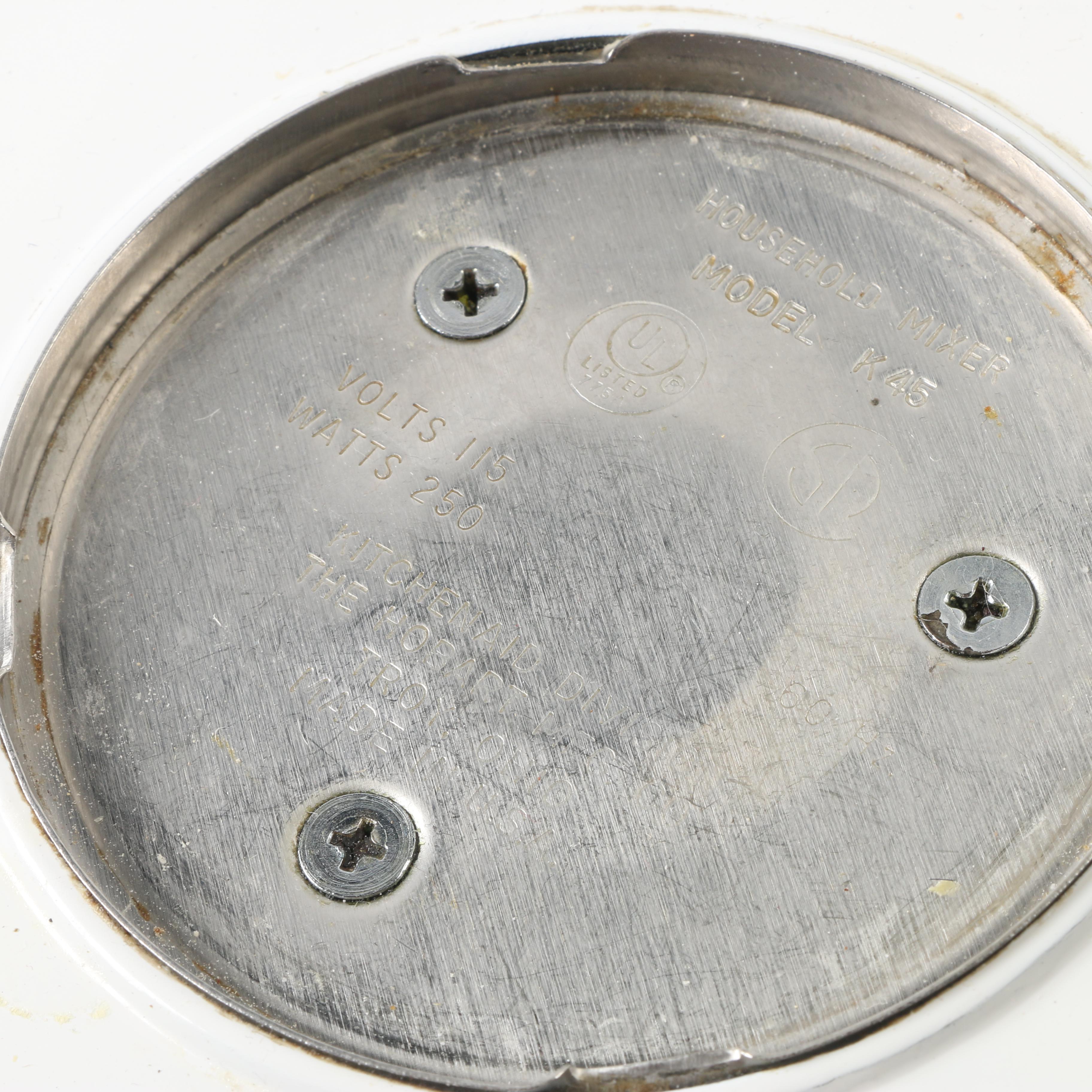 Vintage KitchenAid Mixer with Accessories