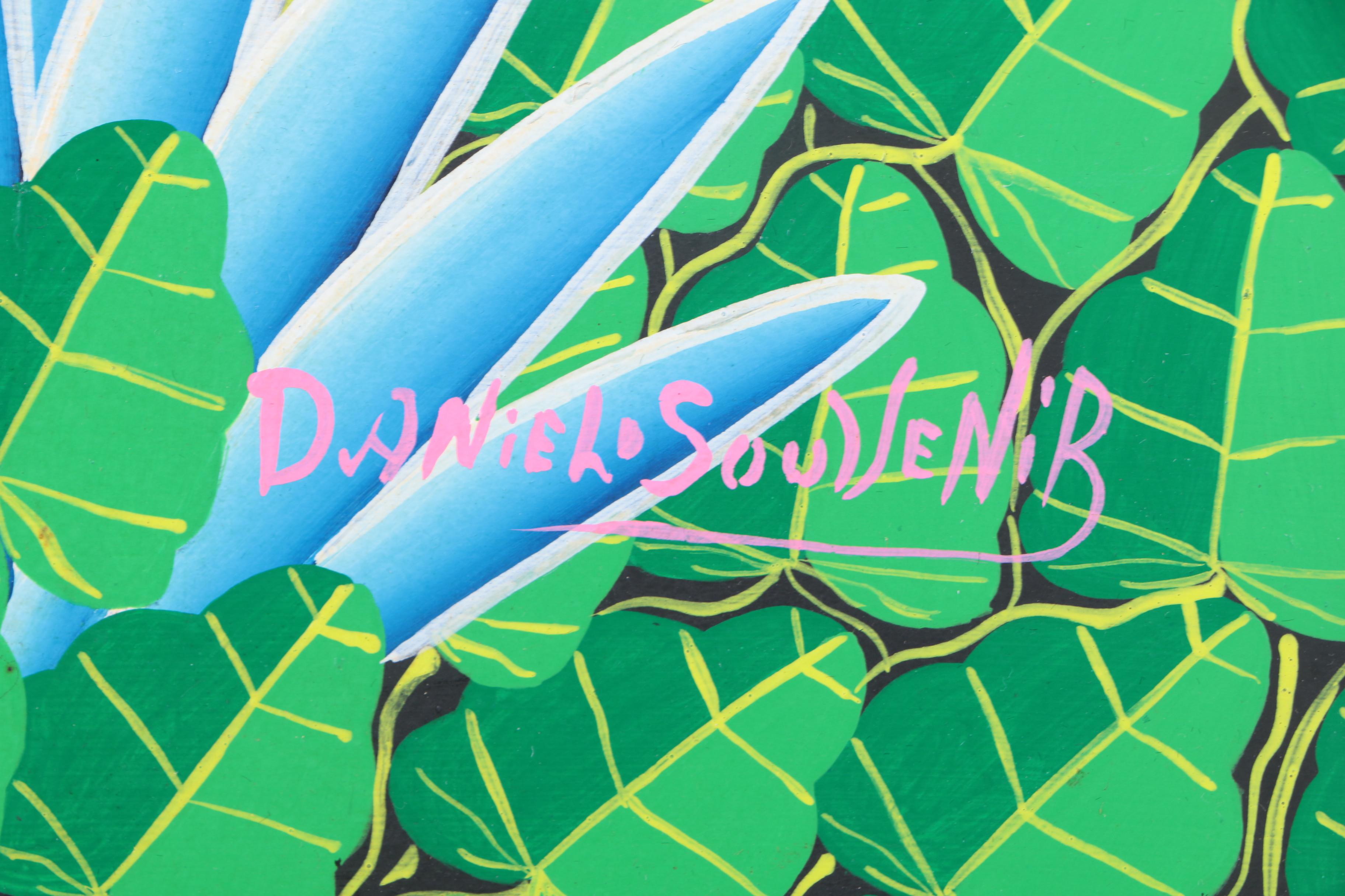 Daniel Souvenir Acrylic Painting of Animals in the Jungle