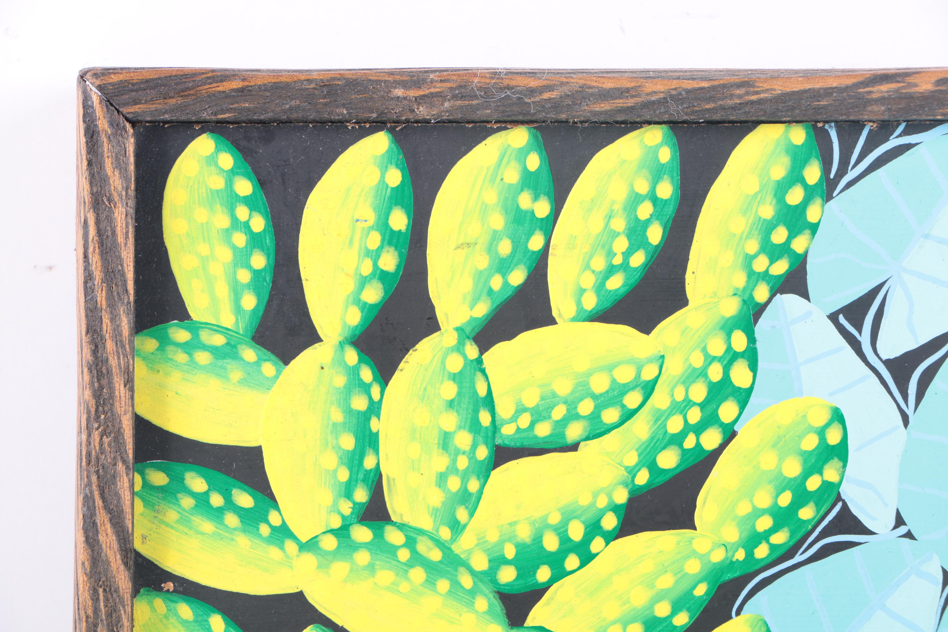 Daniel Souvenir Acrylic Painting of Animals in the Jungle