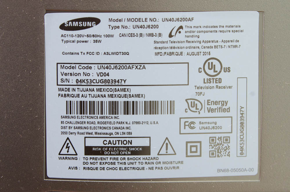 Samsung Flatscreen TV