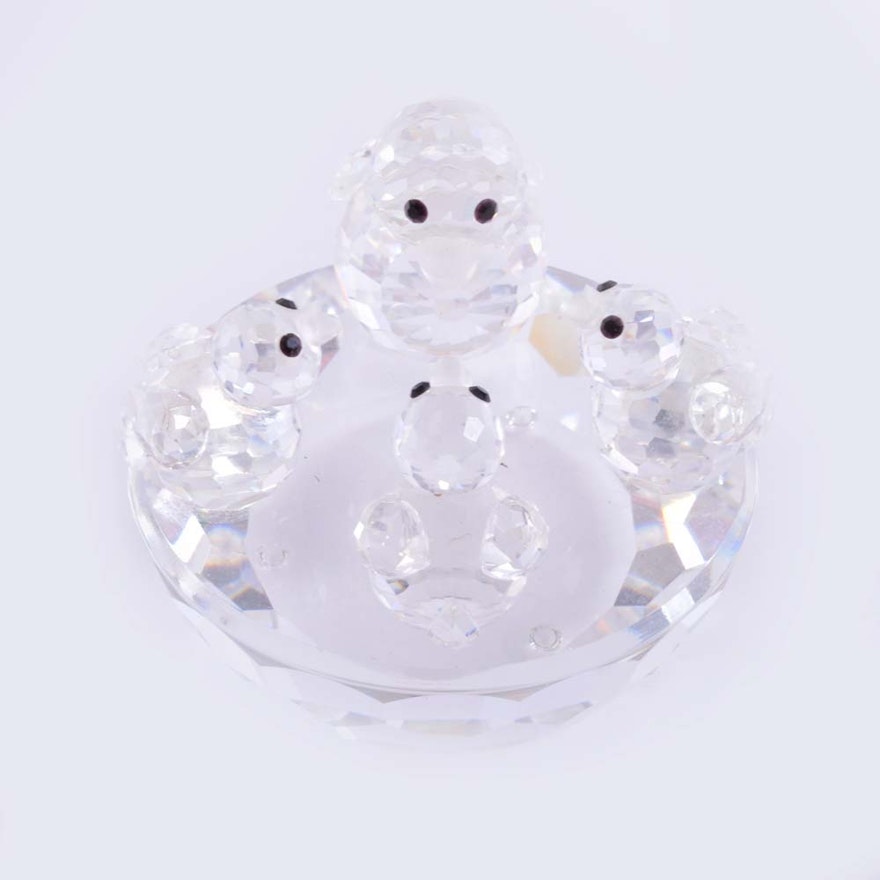 Swarovski Silver Crystal "Birds' Nest" Figurine