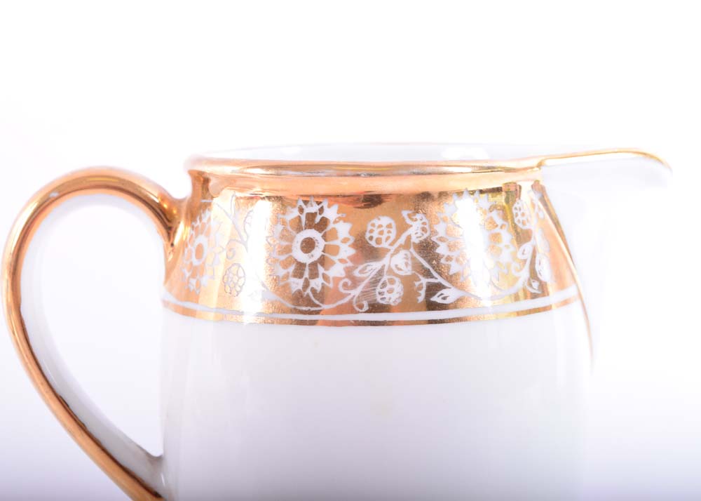 Vintage Gilded Porcelain Trinket Collection