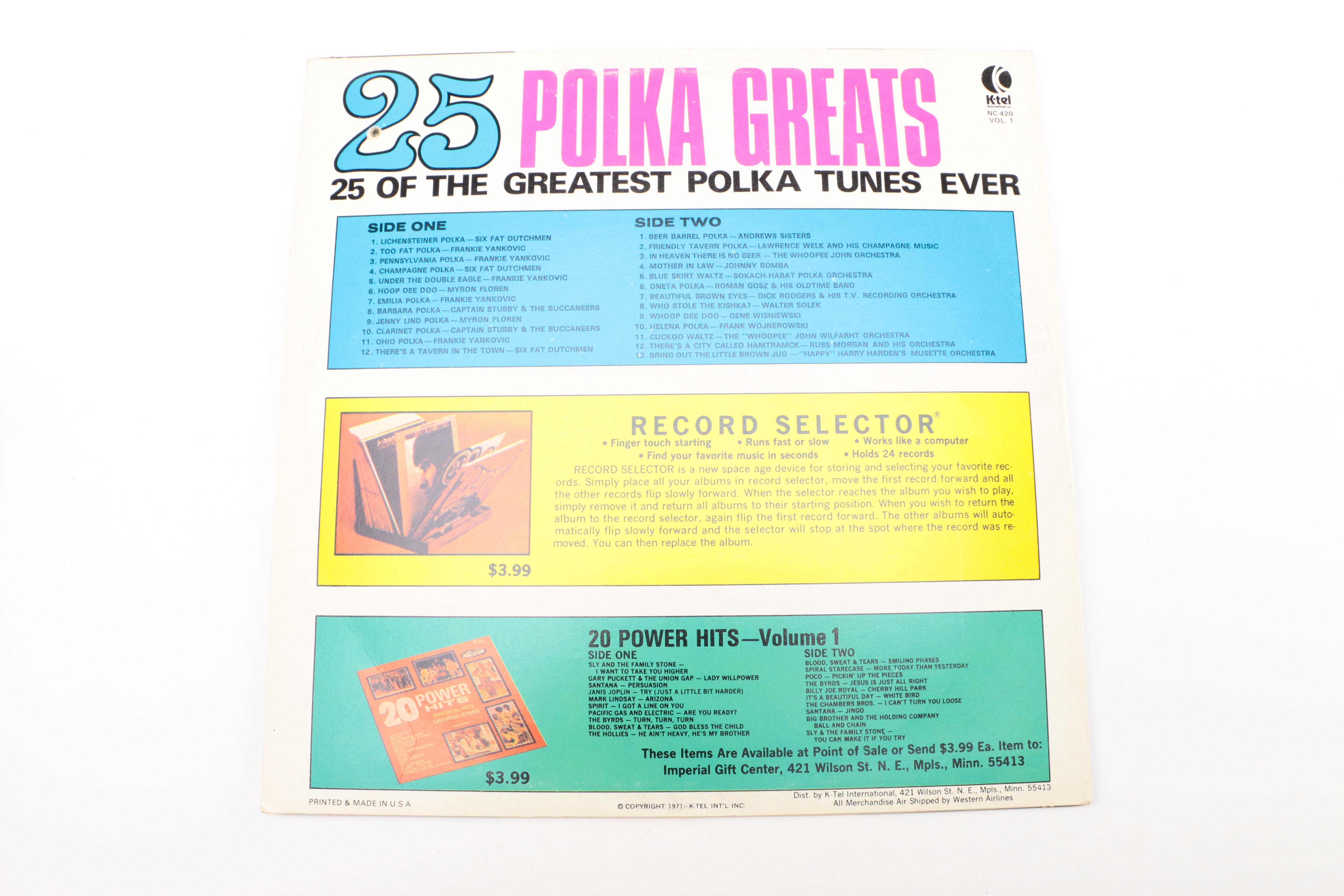 Easy Listening, Polka and Other Vintage LPs