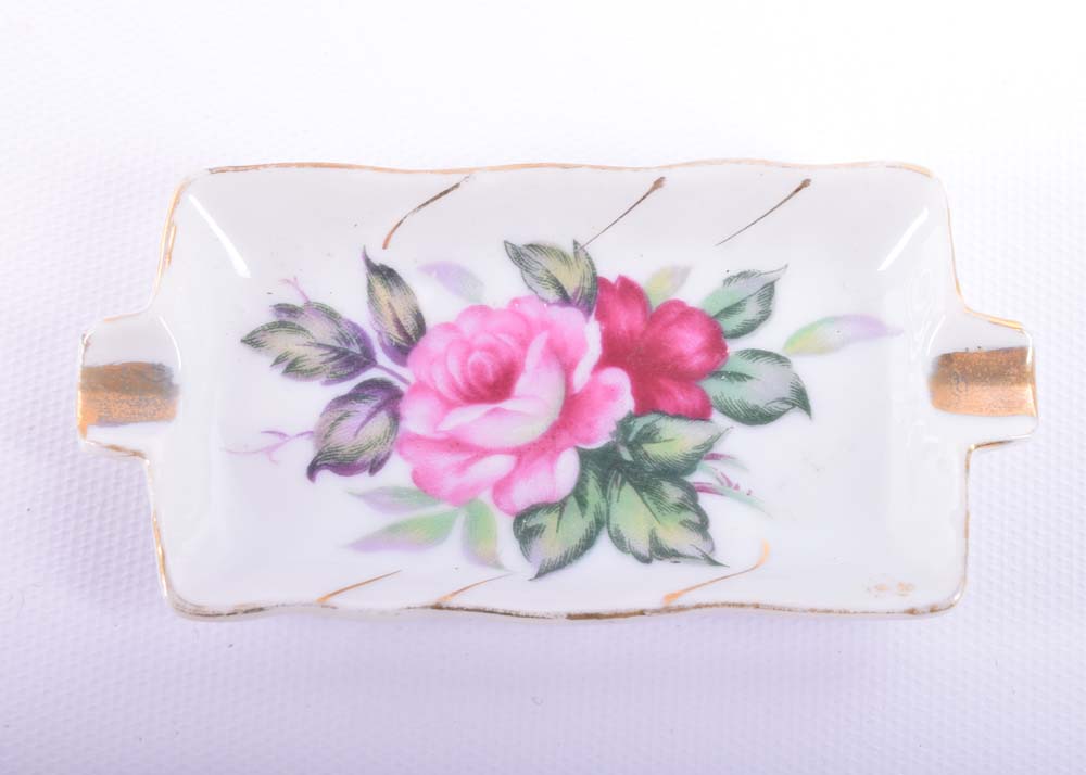 Vintage Gilded Porcelain Trinket Collection