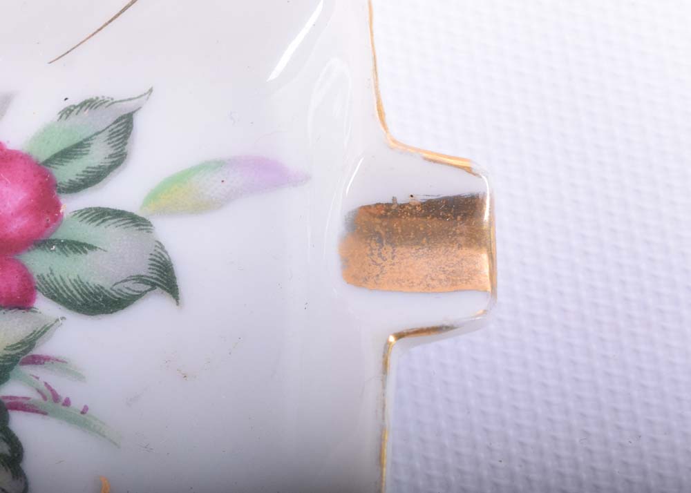 Vintage Gilded Porcelain Trinket Collection