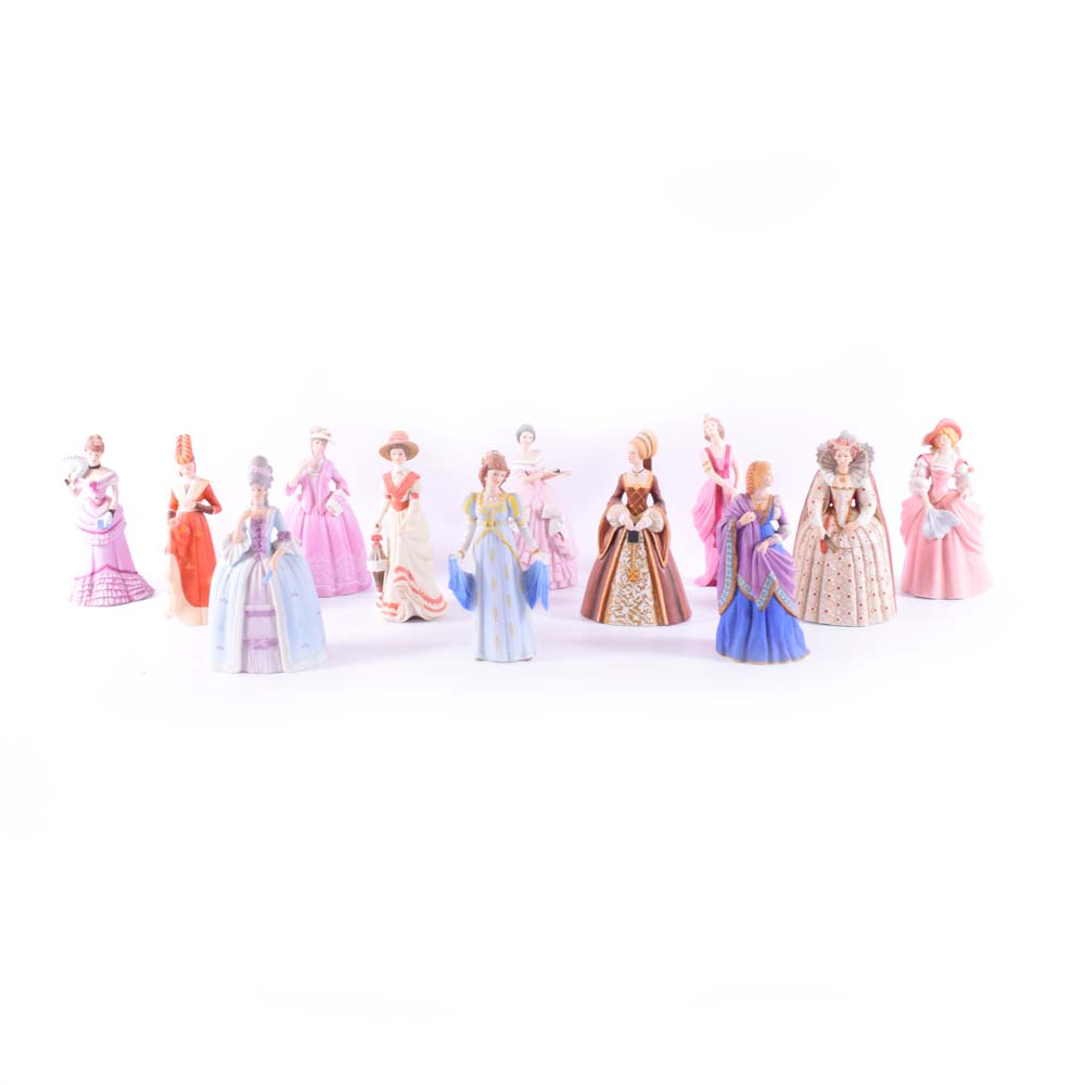 Lenox Fine Porcelain "Great Fashions of History" Figurines