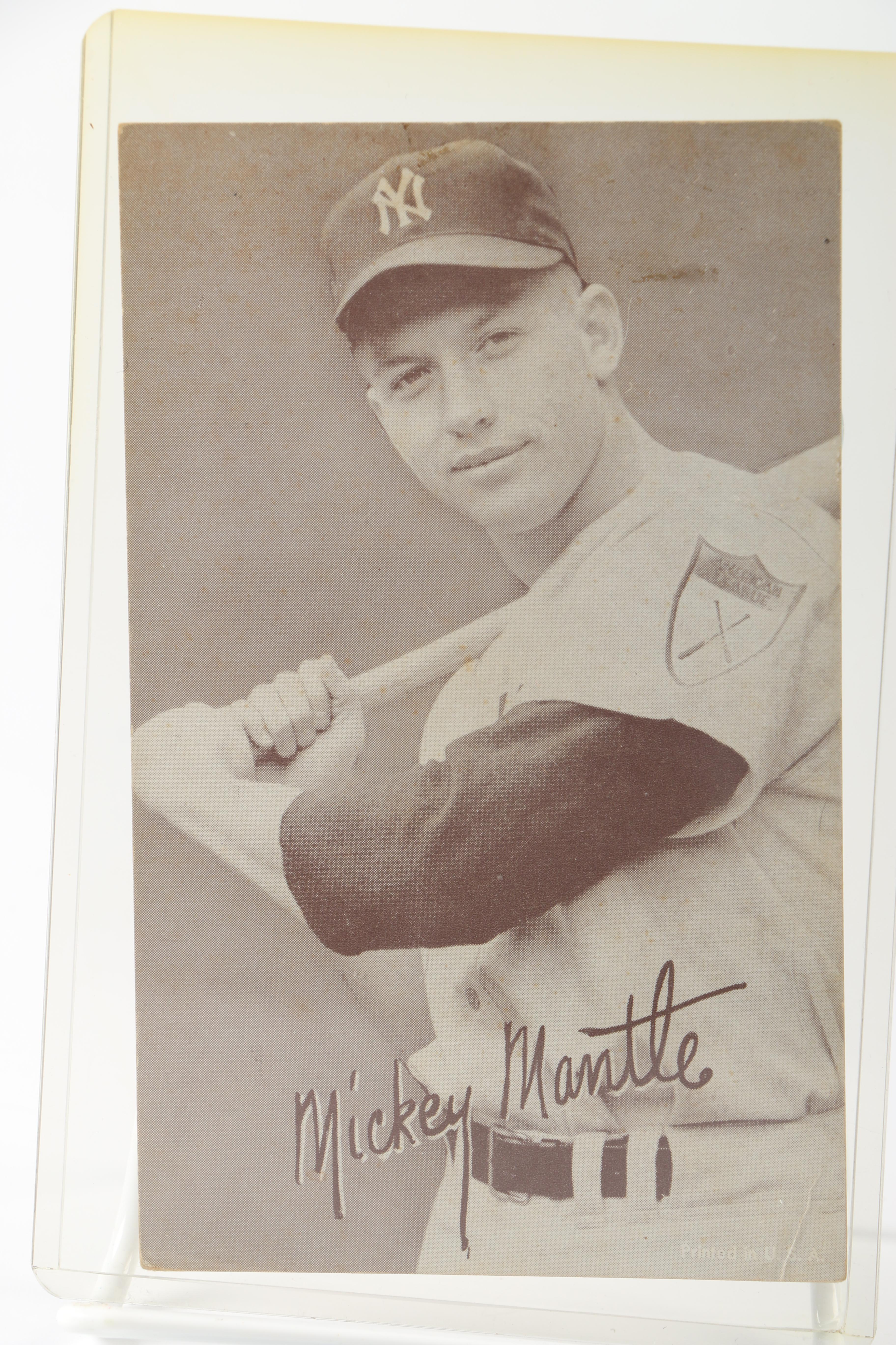 Mickey Mantle Exhibit Card
