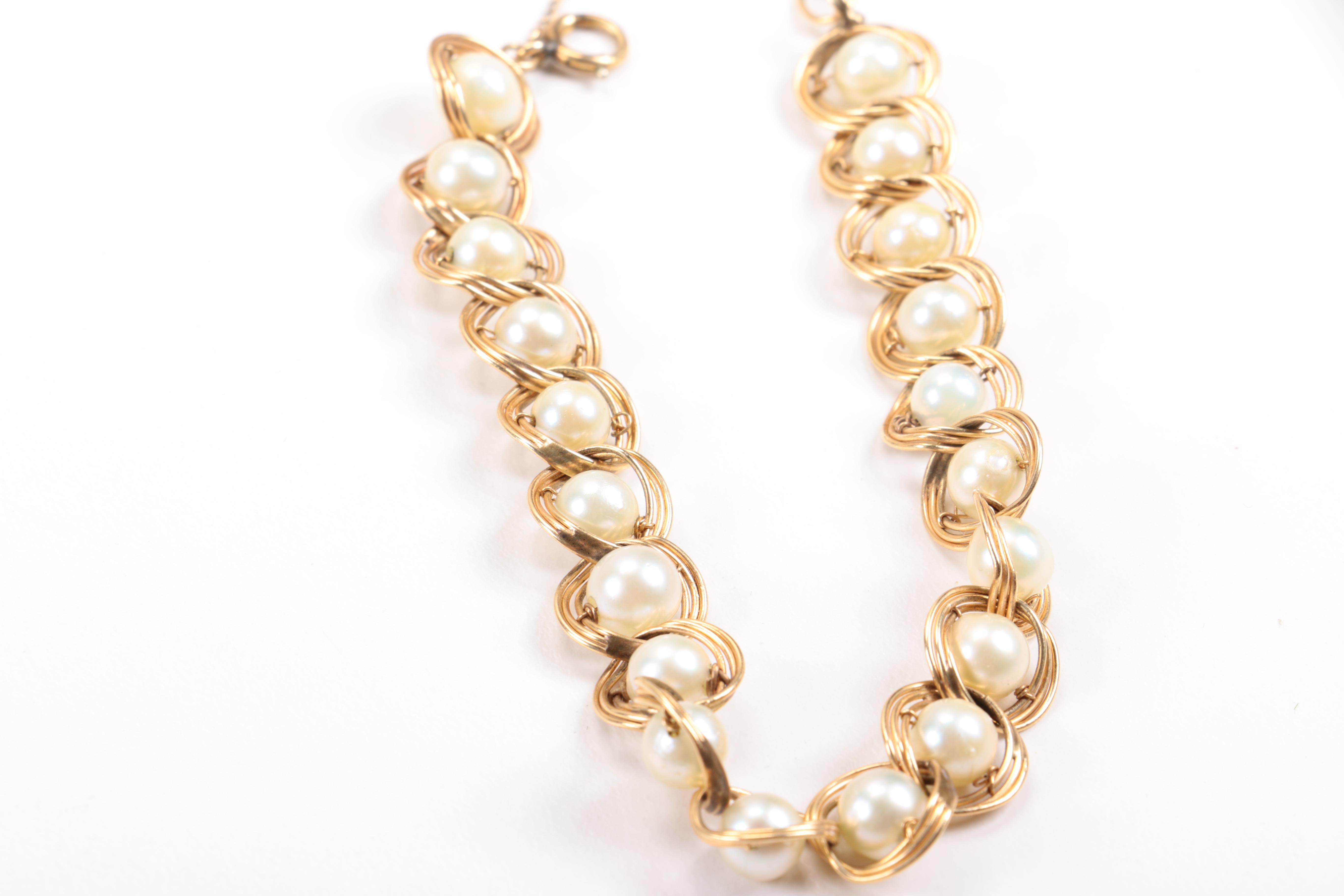 Assortment of Costume Jewelry Including Crystal Earrings