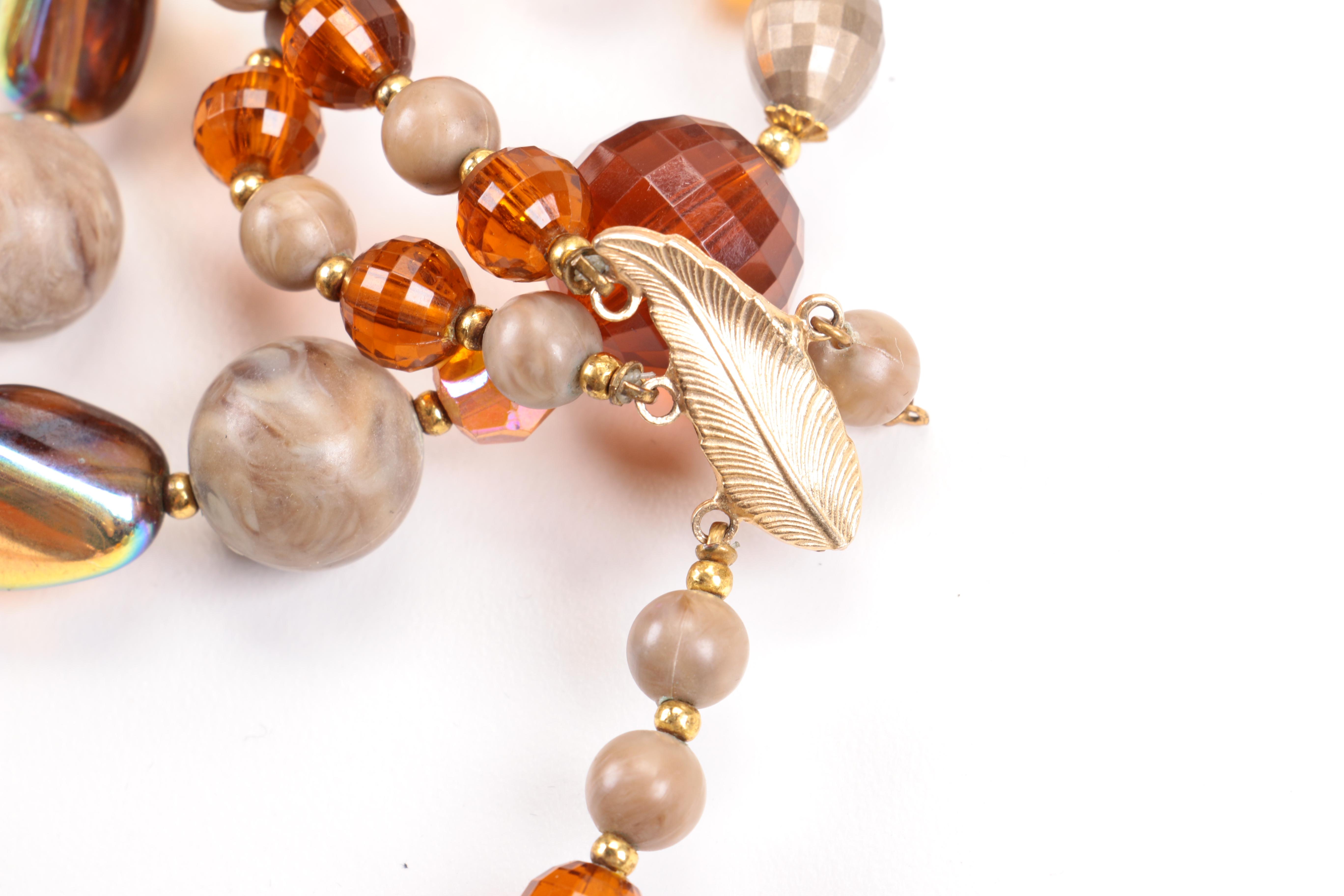 Assortment of Costume Jewelry Including Crystal Earrings