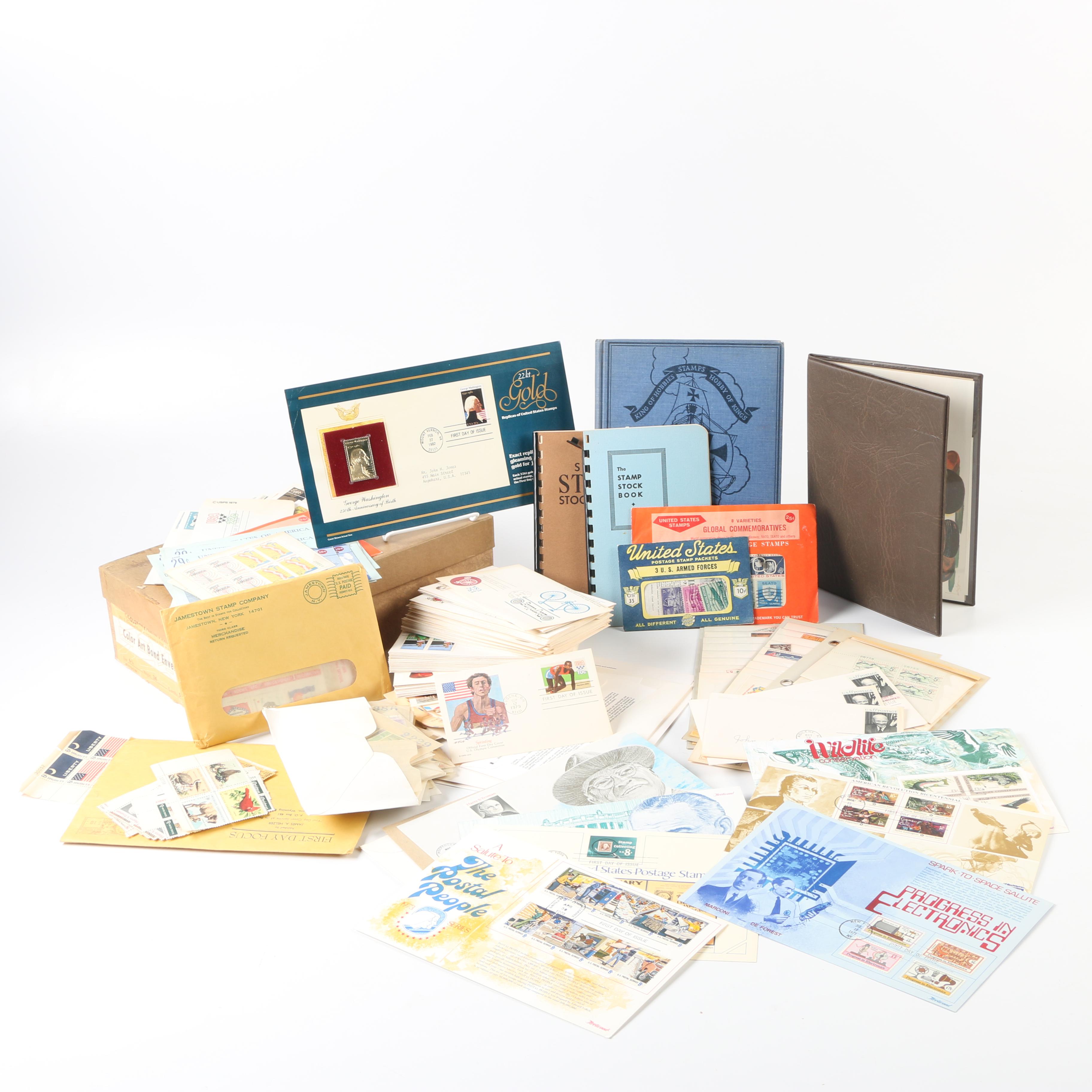 United States First Day of Issue Postage Stamps