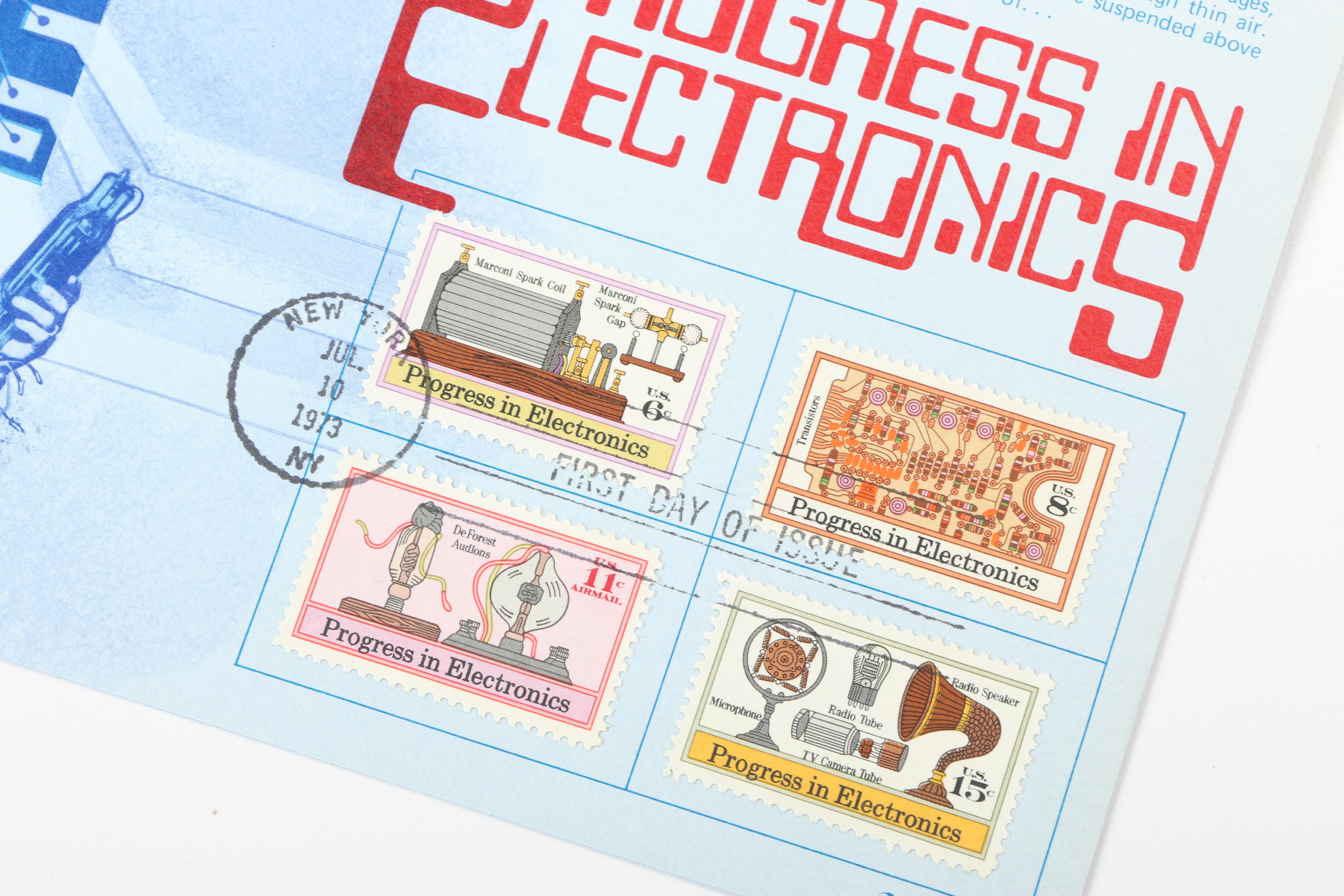 United States First Day of Issue Postage Stamps