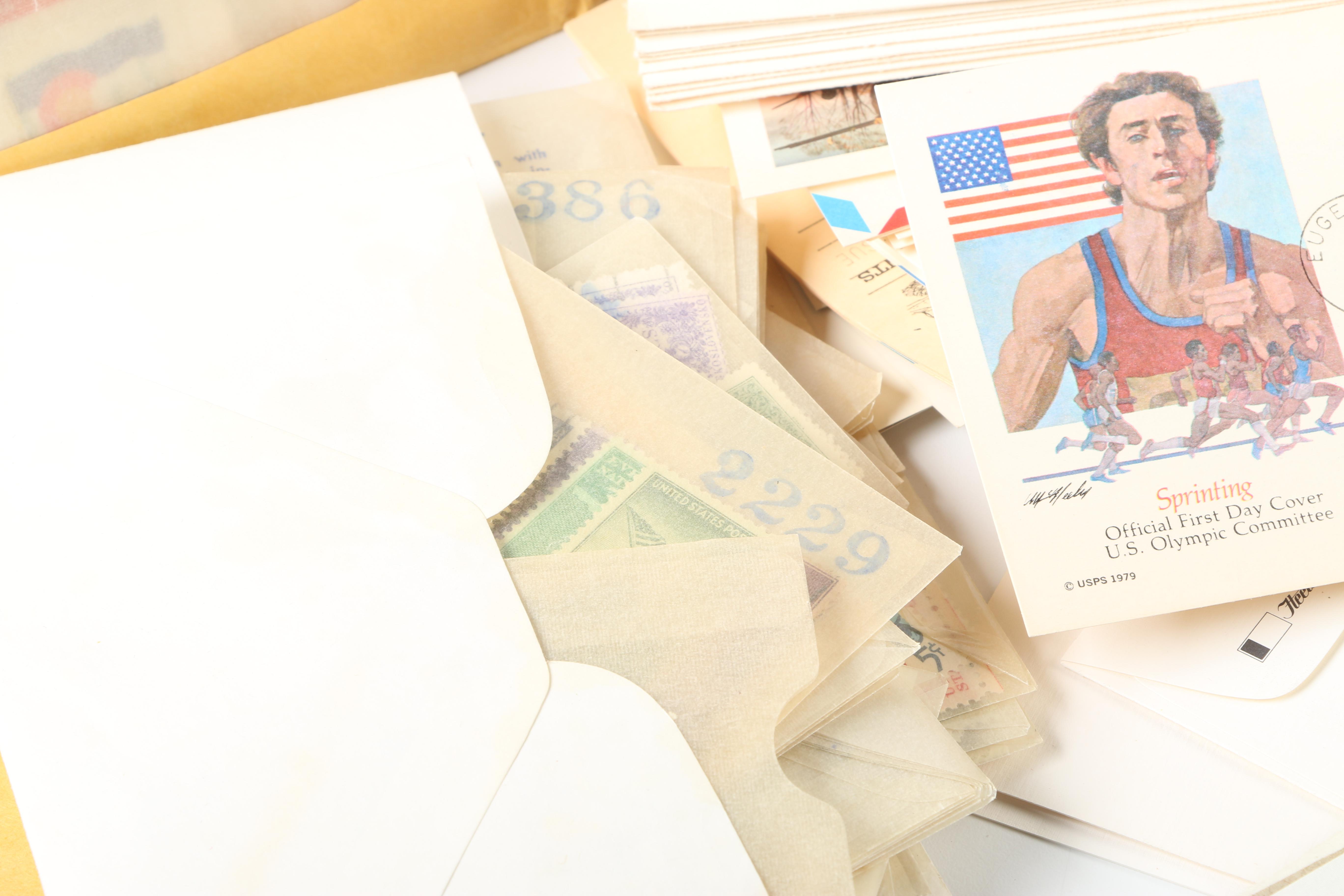 United States First Day of Issue Postage Stamps