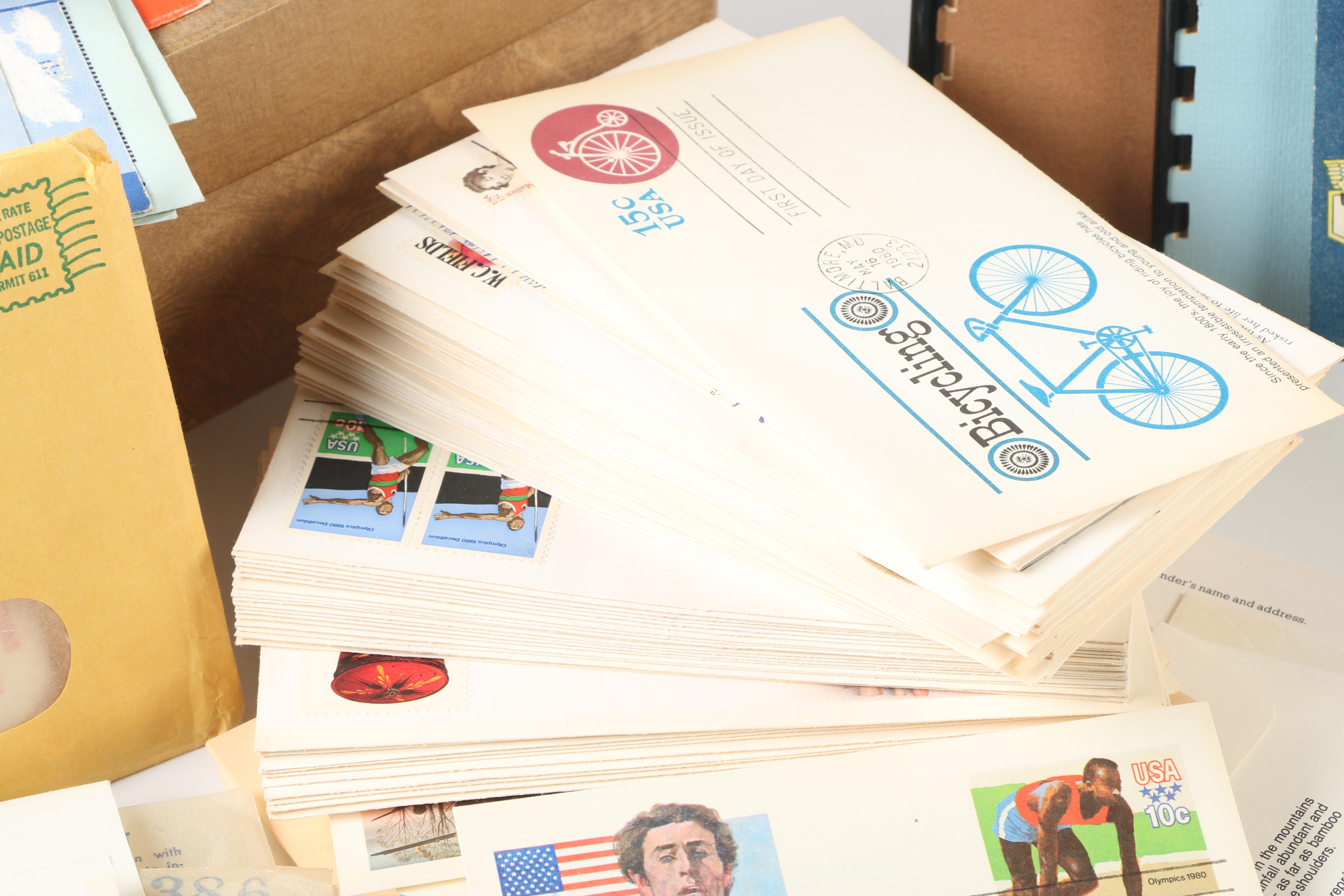 United States First Day of Issue Postage Stamps