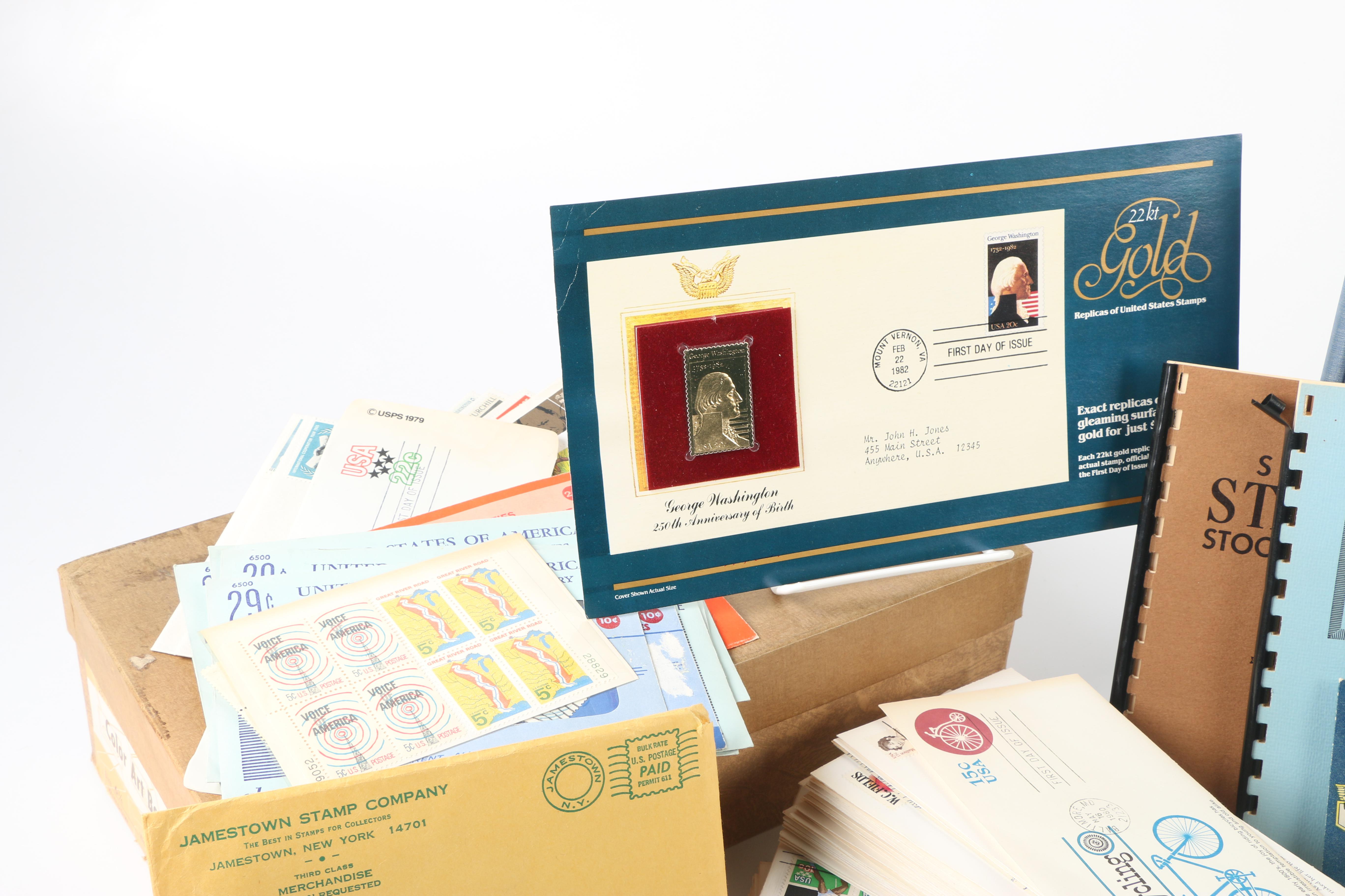 United States First Day of Issue Postage Stamps