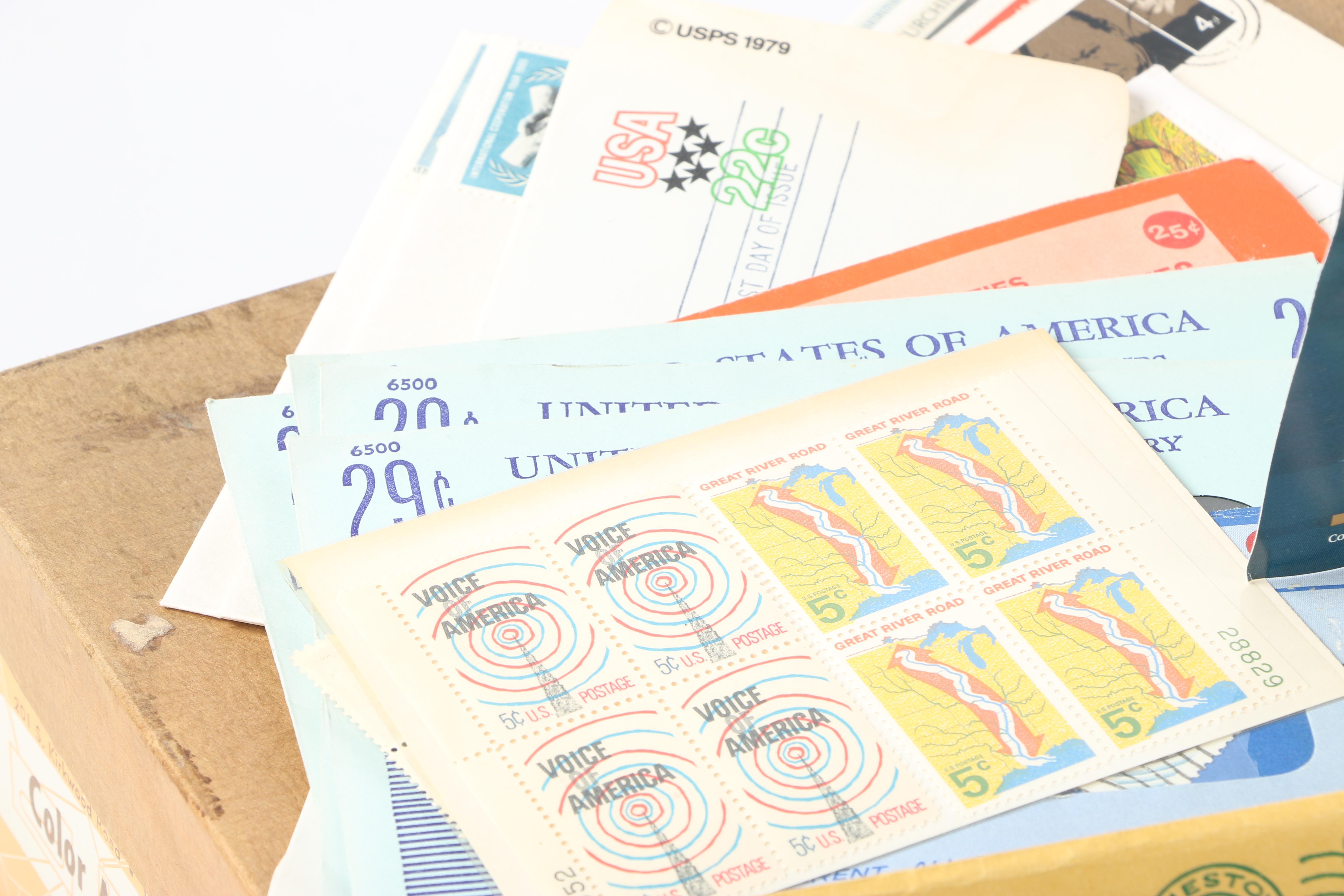 United States First Day of Issue Postage Stamps