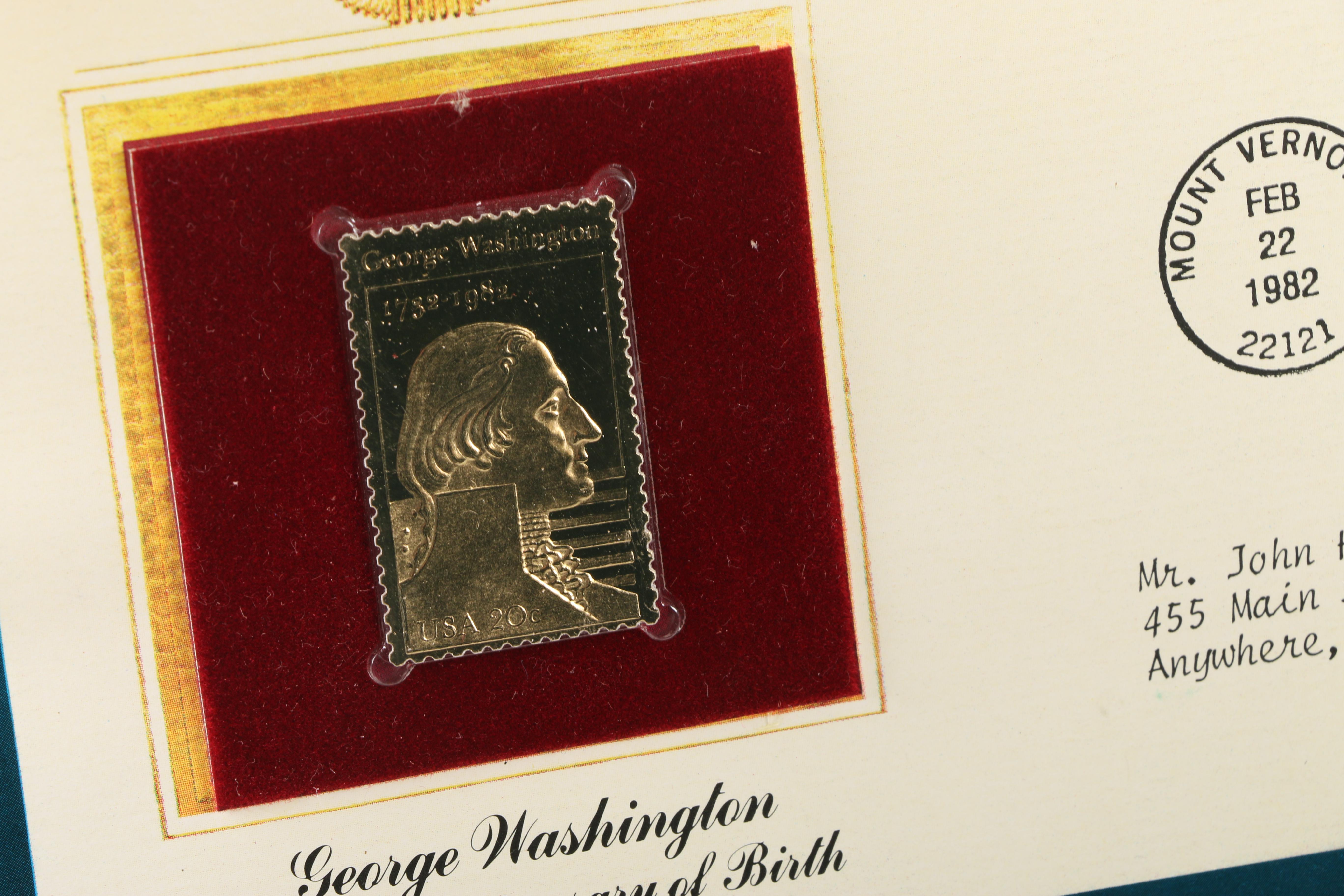 United States First Day of Issue Postage Stamps