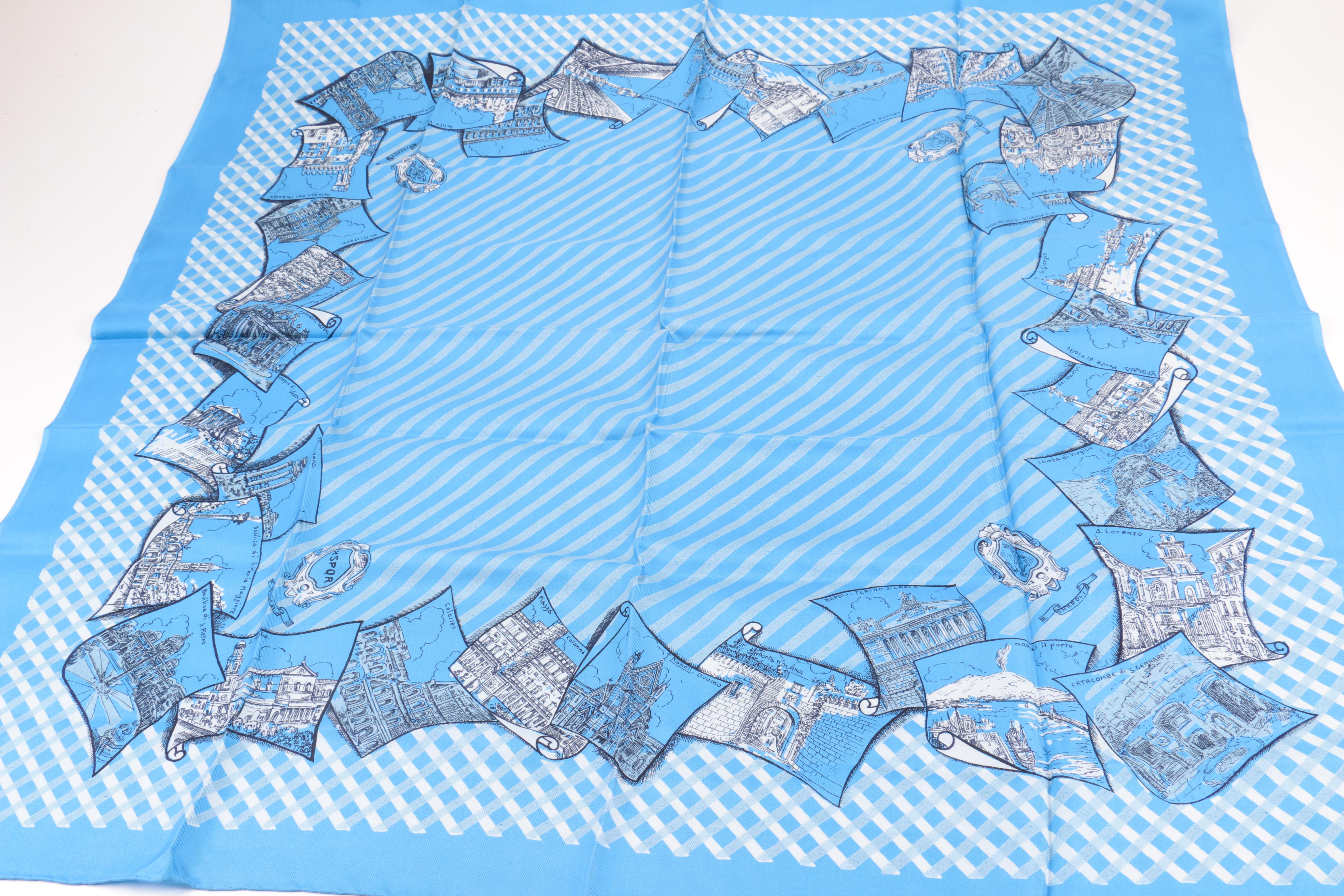 City Themed Scarves eaturing Marshall Field & Co