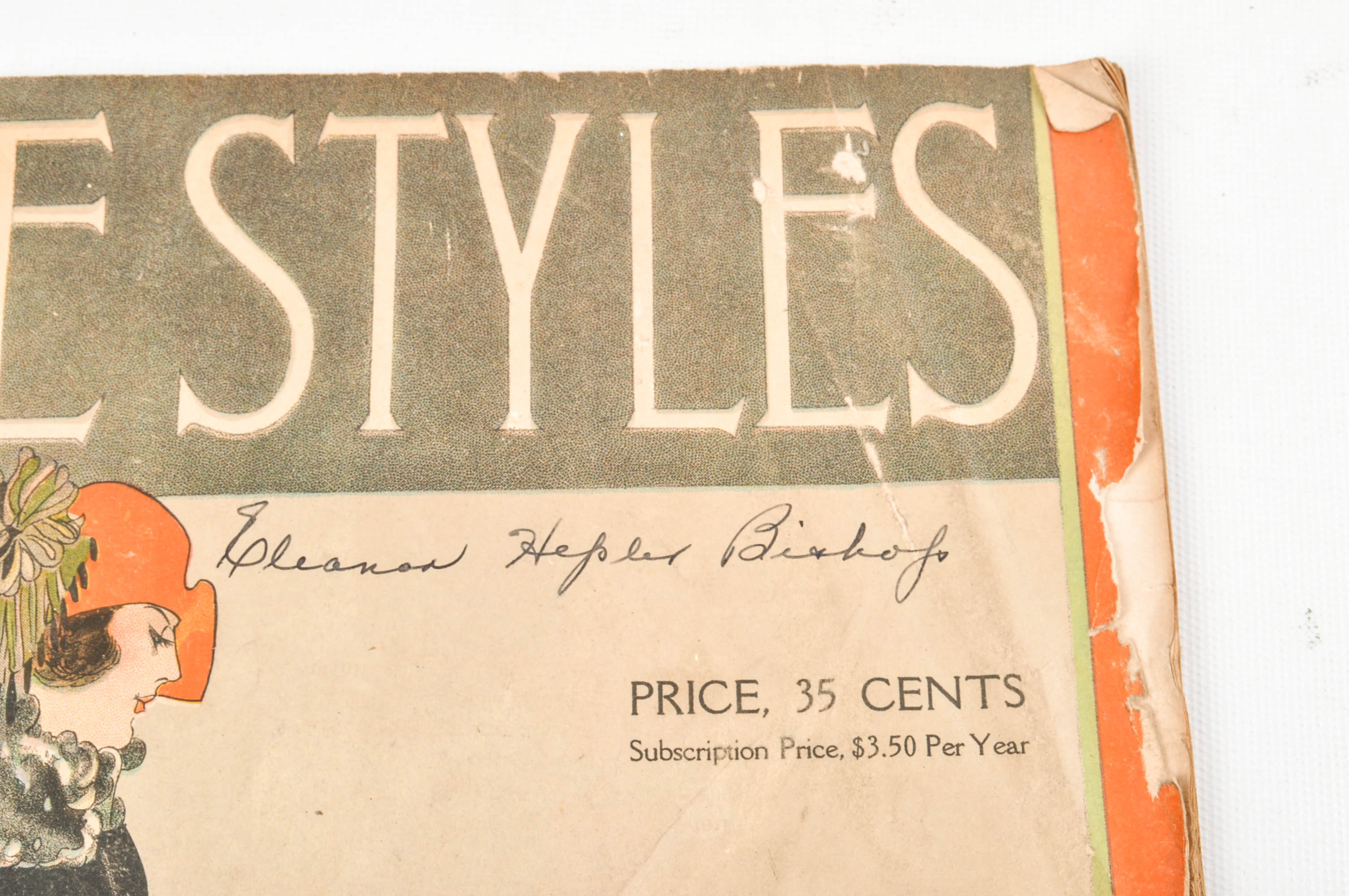 Early 1900s Ephemera Including 1923 "Harper's Bazar" With Erté Cover