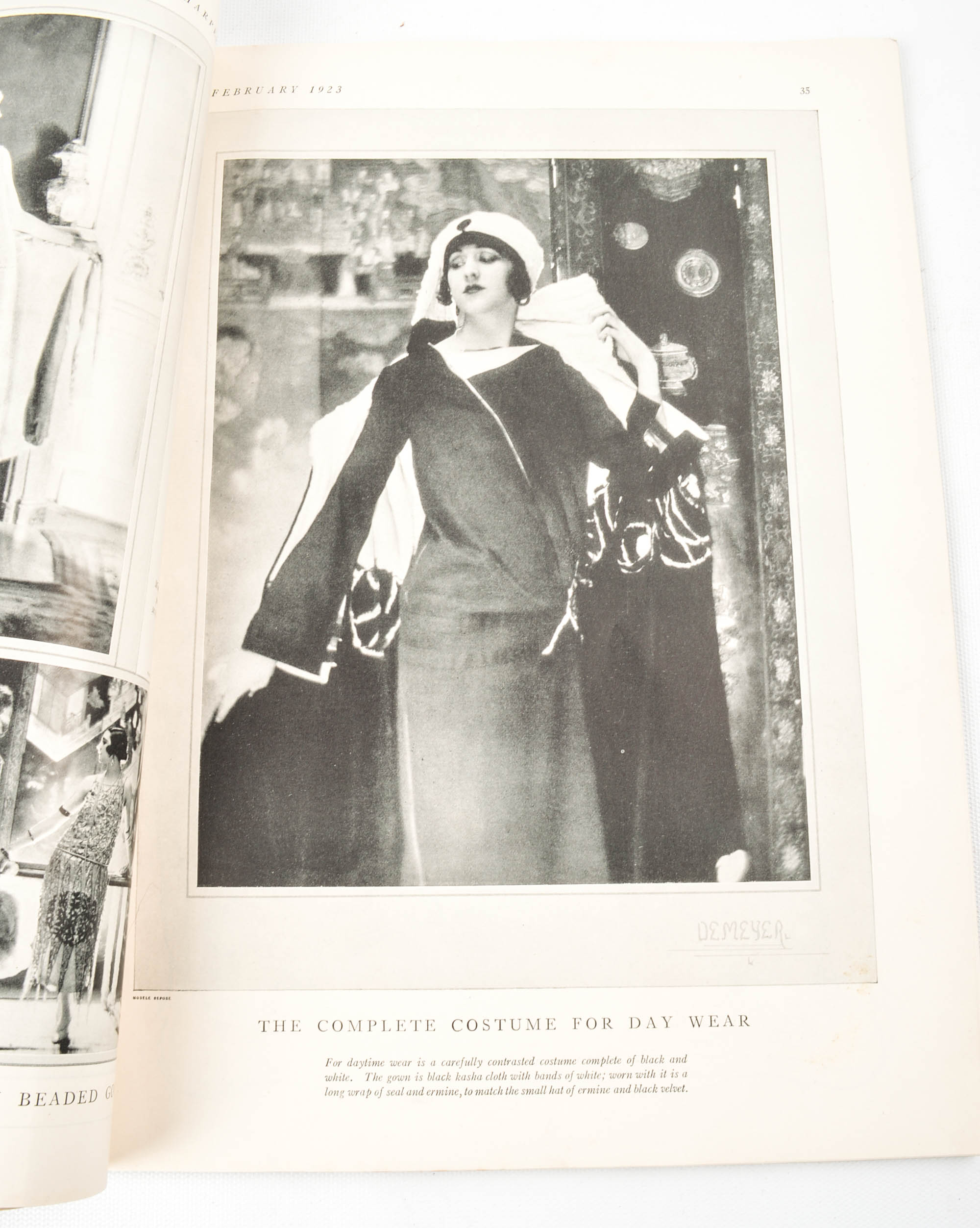 Early 1900s Ephemera Including 1923 "Harper's Bazar" With Erté Cover