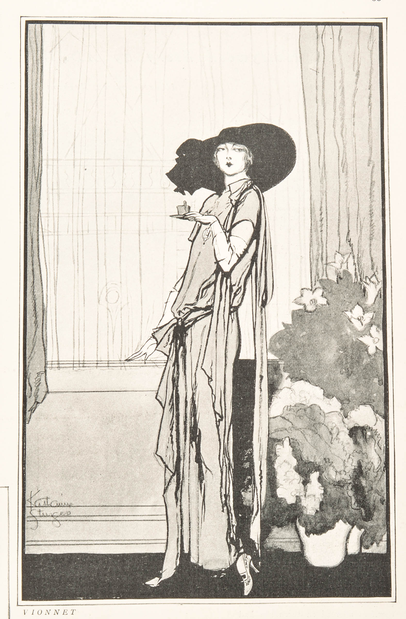 Early 1900s Ephemera Including 1923 "Harper's Bazar" With Erté Cover