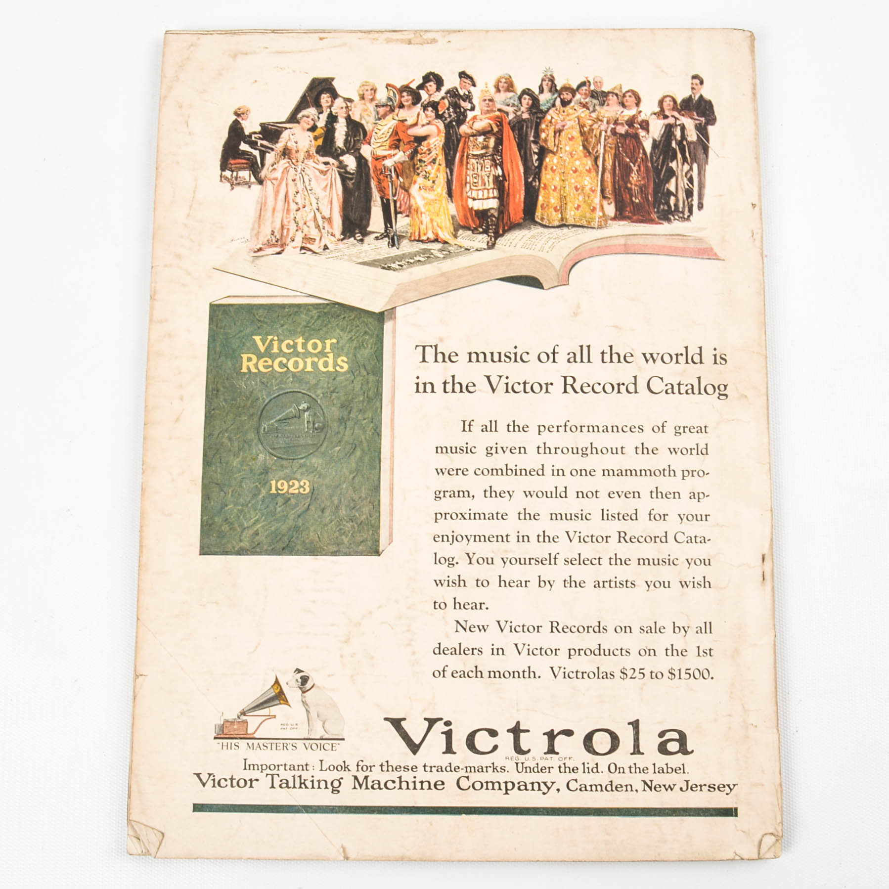 Early 1900s Ephemera Including 1923 "Harper's Bazar" With Erté Cover