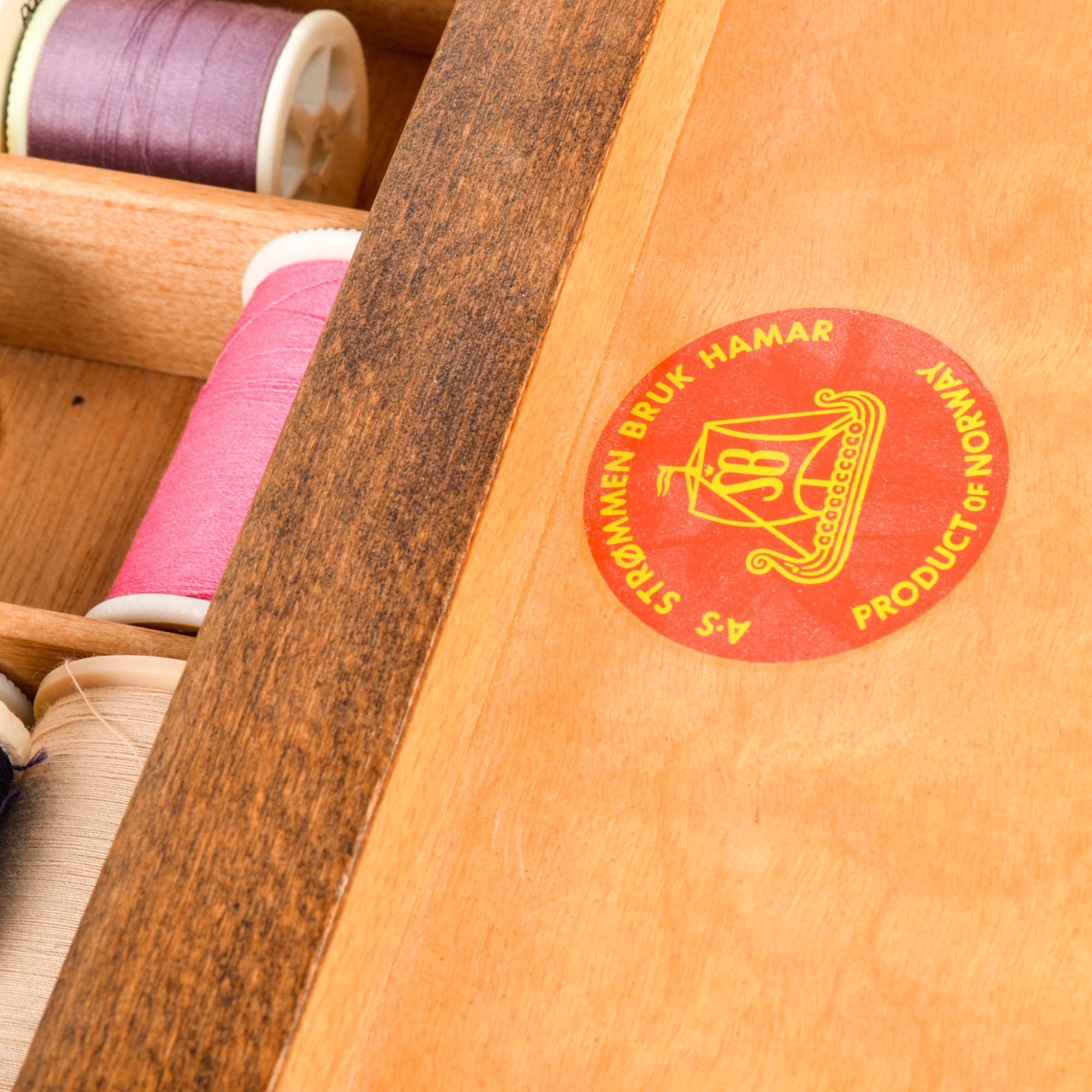 Stommen Bruk Hamar of Norway Sewing  Box and Sewing Accessories