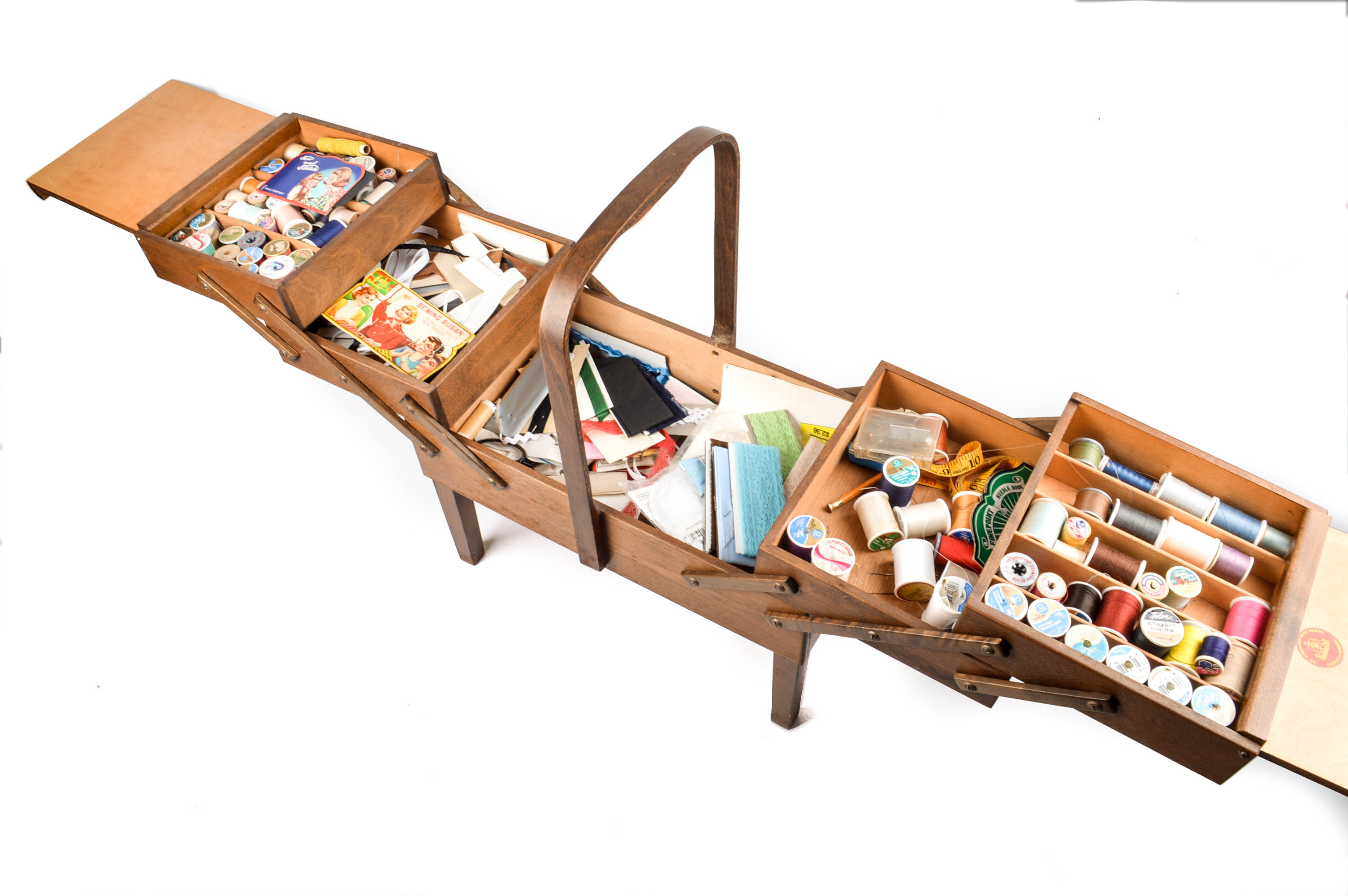 Stommen Bruk Hamar of Norway Sewing  Box and Sewing Accessories