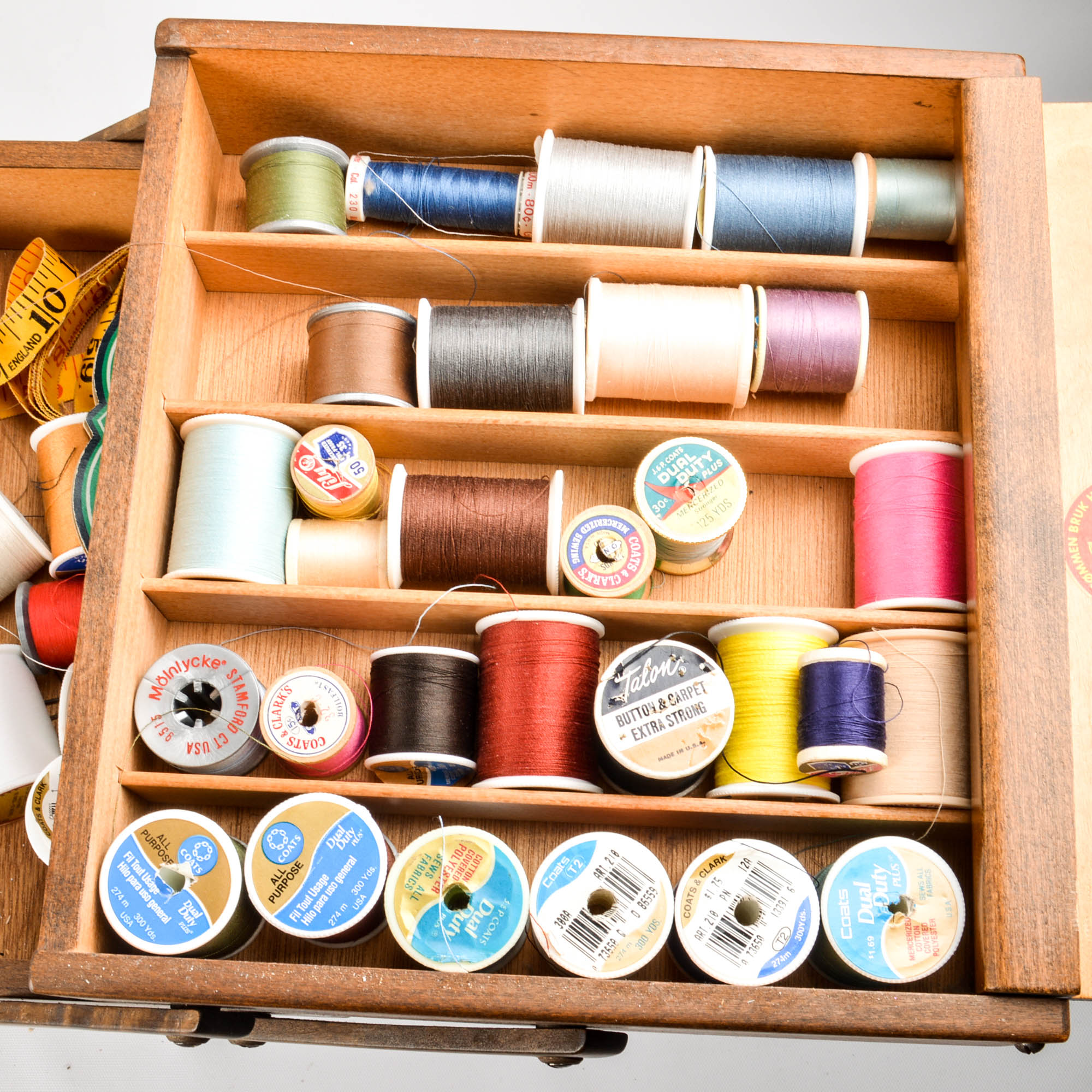 Stommen Bruk Hamar of Norway Sewing  Box and Sewing Accessories