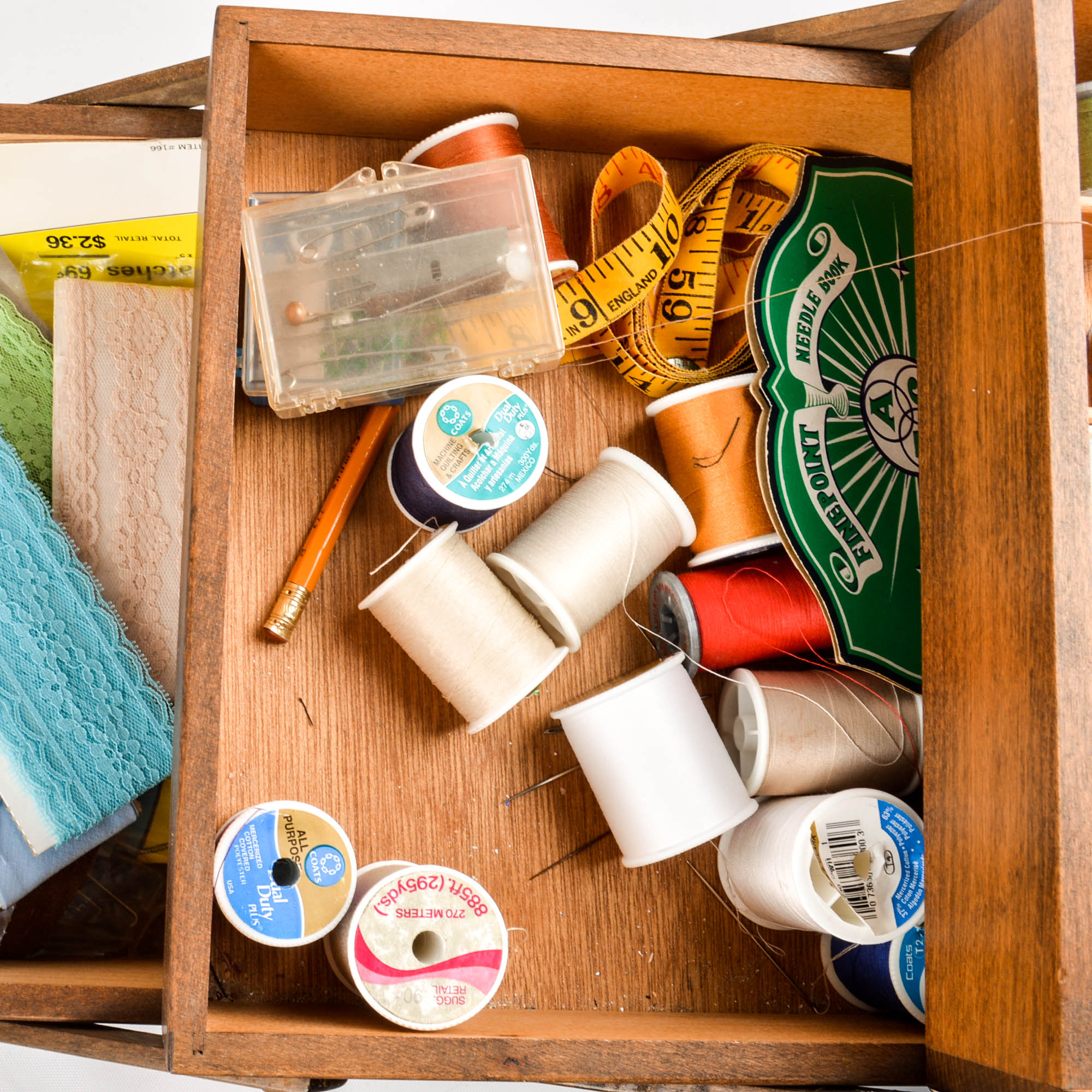 Stommen Bruk Hamar of Norway Sewing  Box and Sewing Accessories