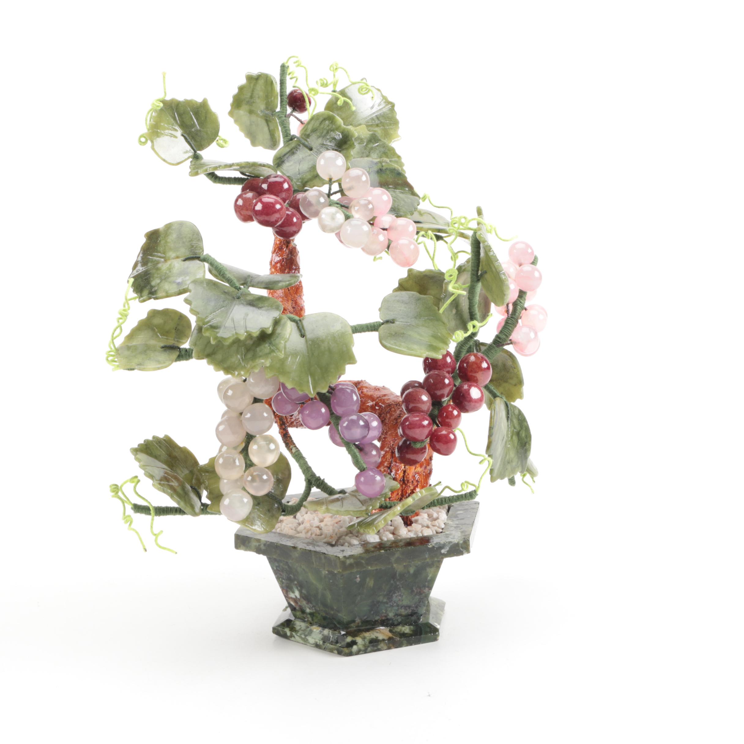 Vintage Chinese "Jade Tree"