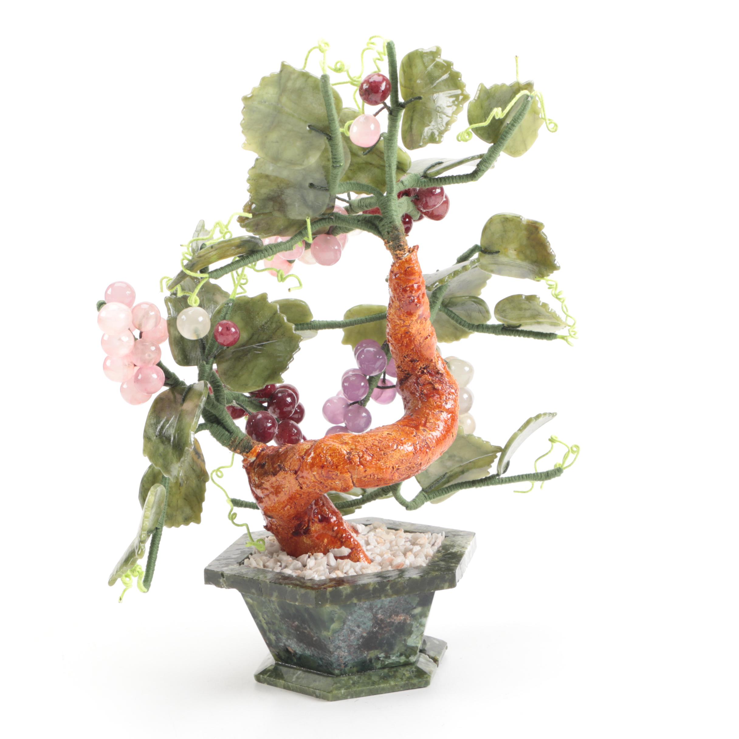 Vintage Chinese "Jade Tree"