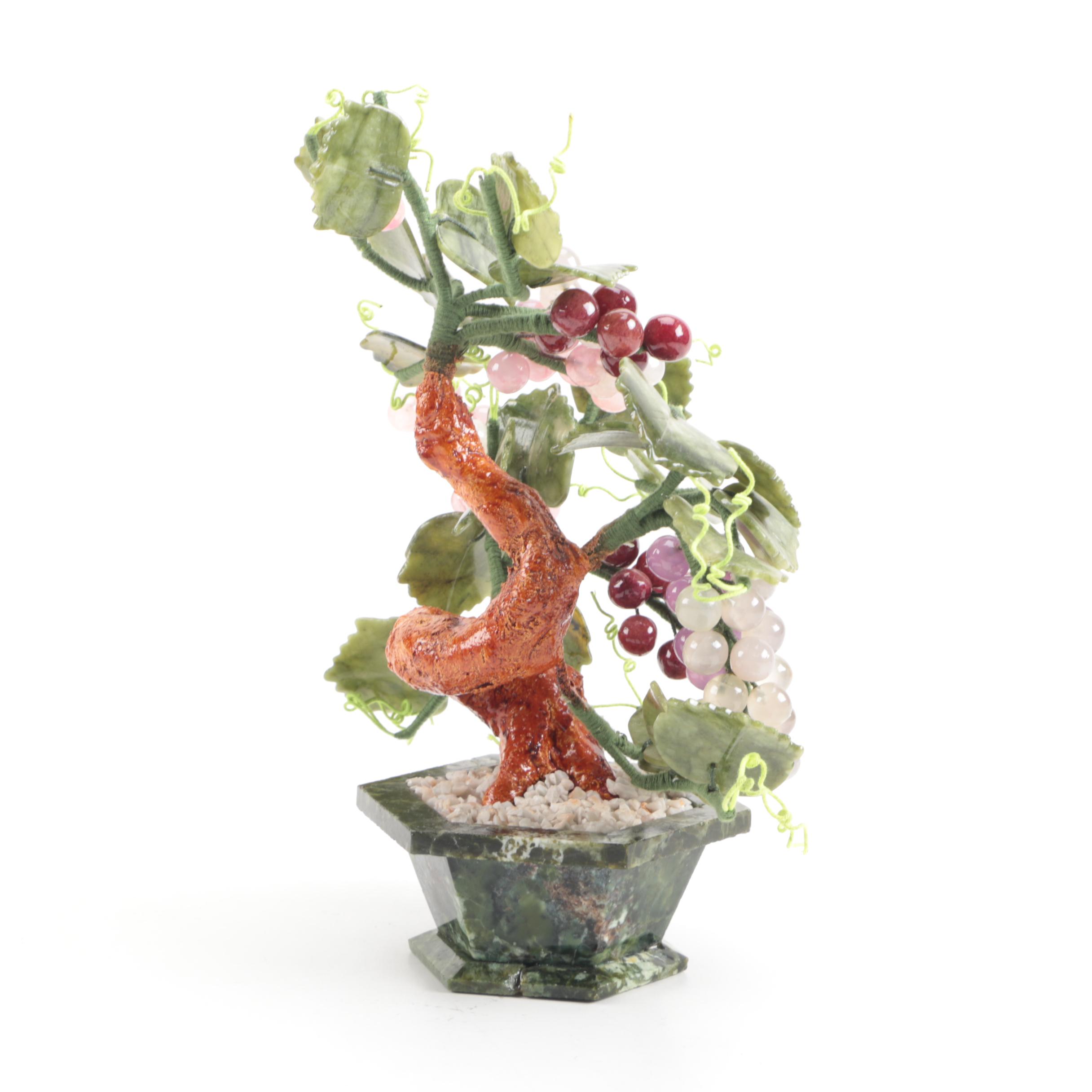 Vintage Chinese "Jade Tree"