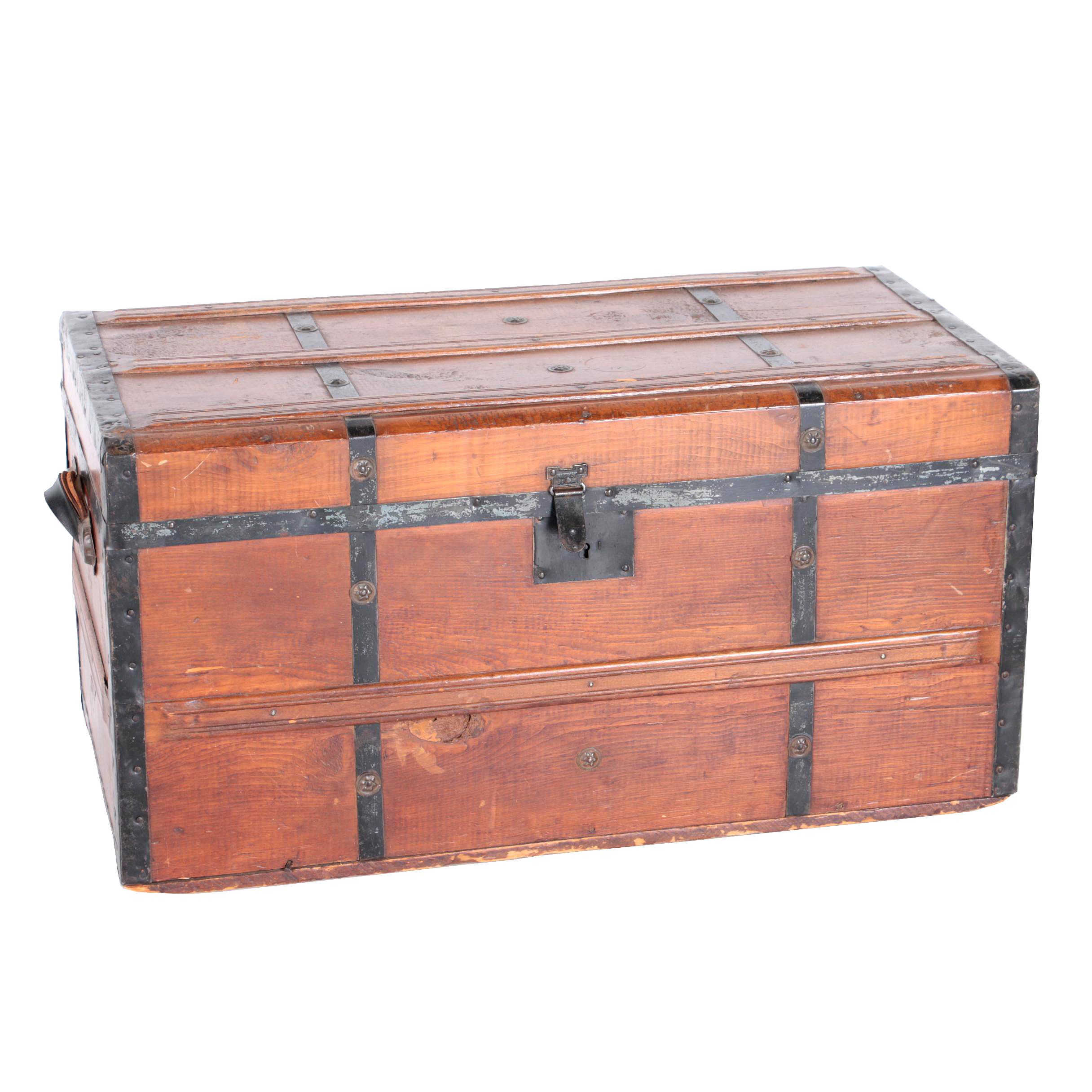 Antique Pine Trunk