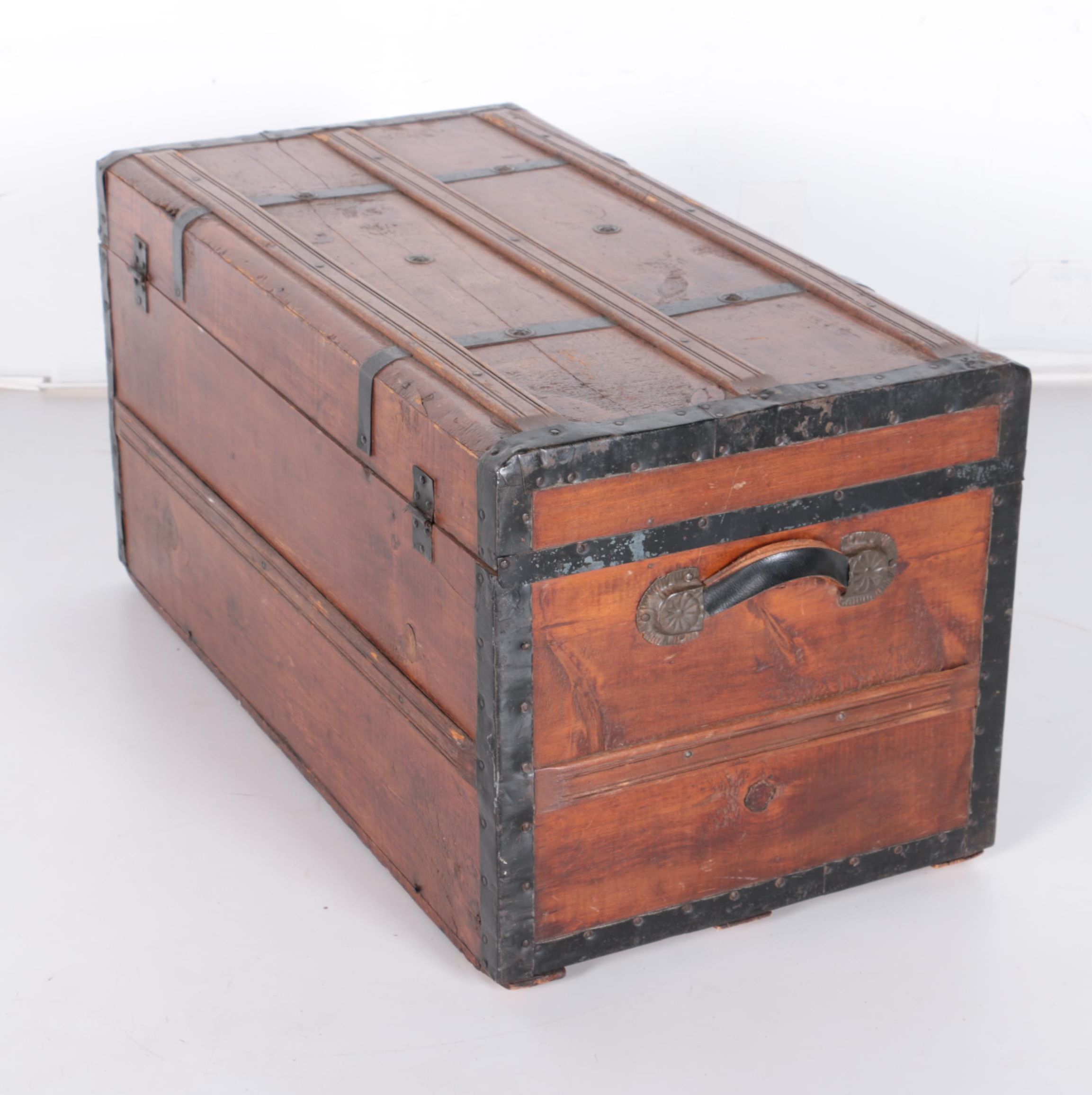 Antique Pine Trunk