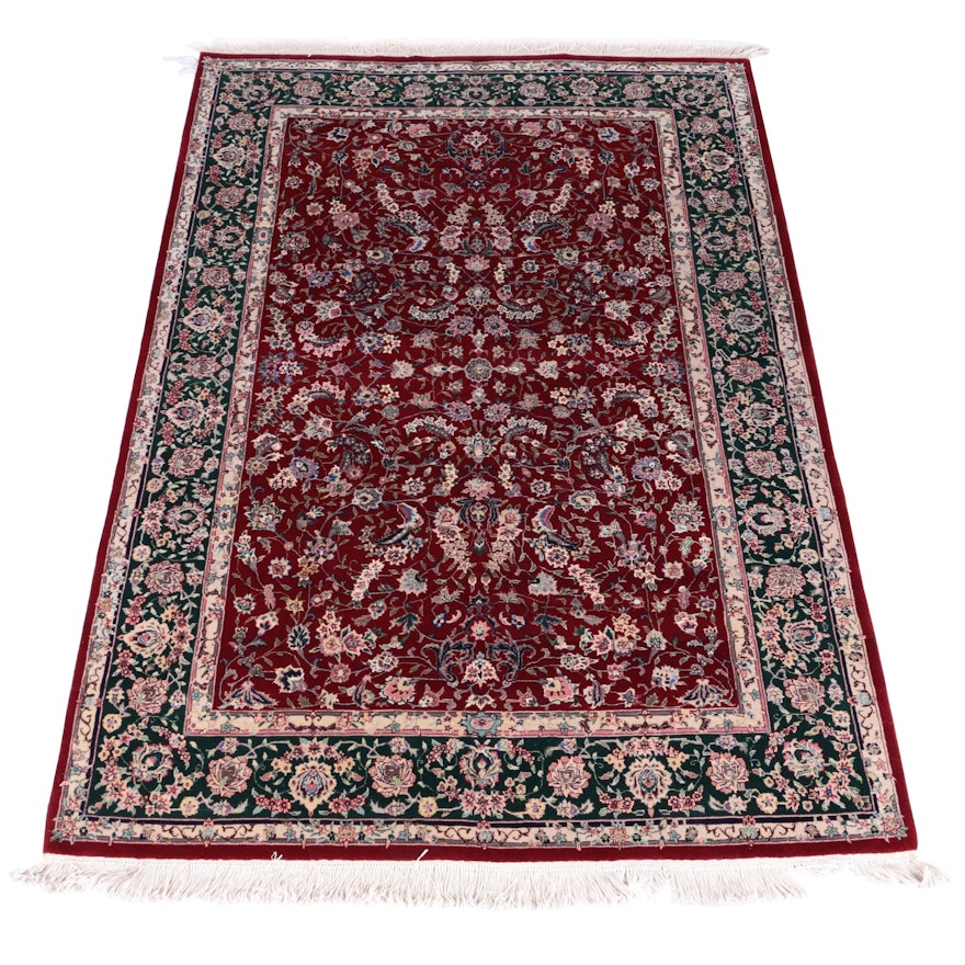 Hand-Knotted Sino-Persian Art Silk Area Rug