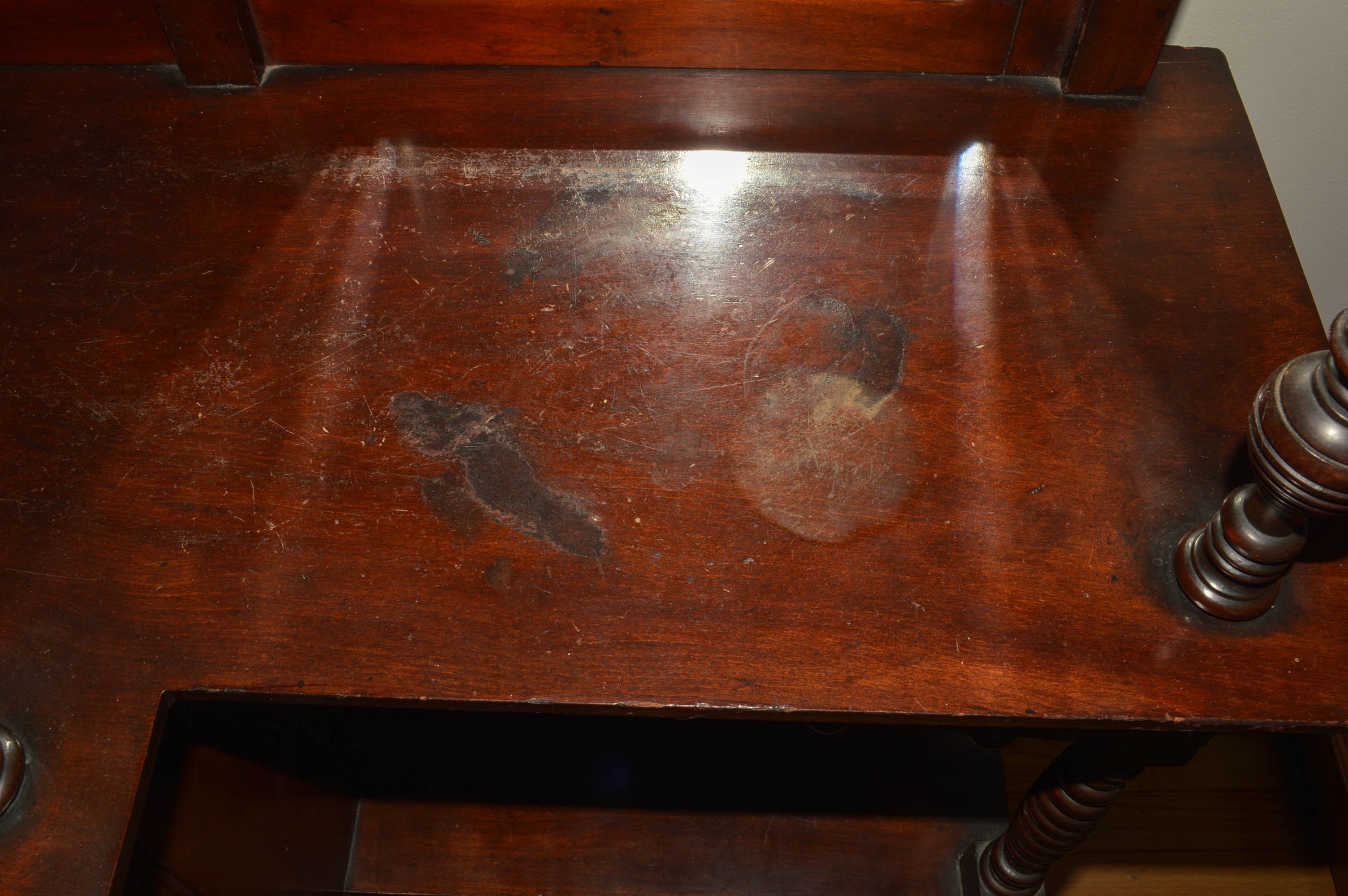 Victorian-Style China Cabinet With Open Shelving