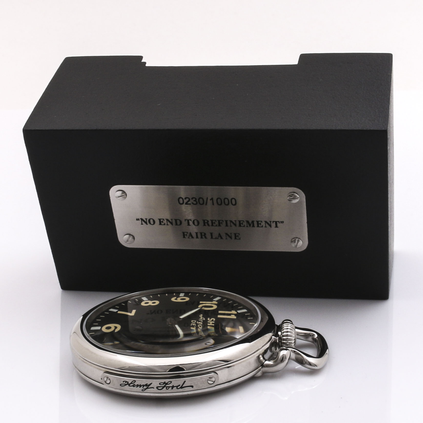 Shinola Detroit "Great Americans Series" Henry Ford Pocket Watch