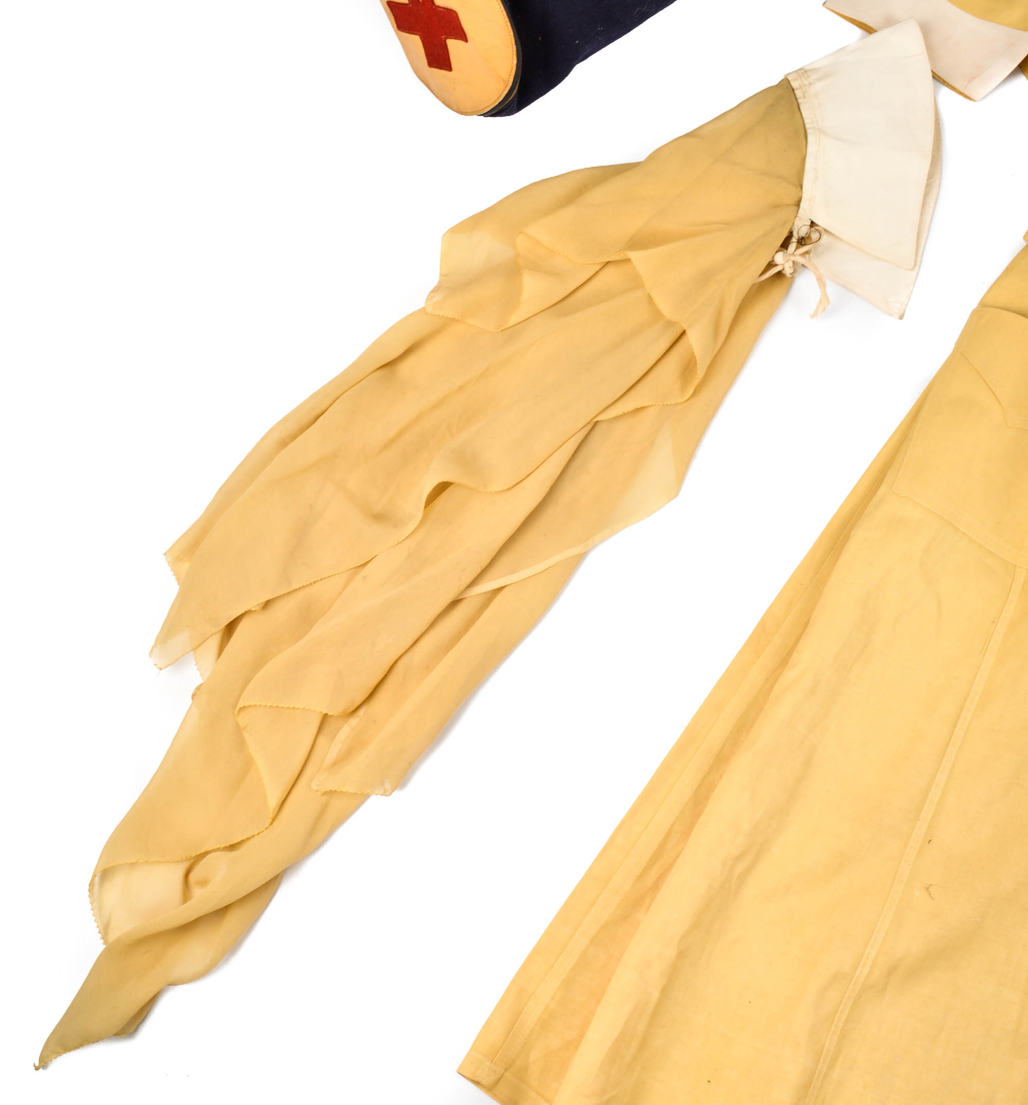 WWII Red Cross Uniform With Duffel and Pin