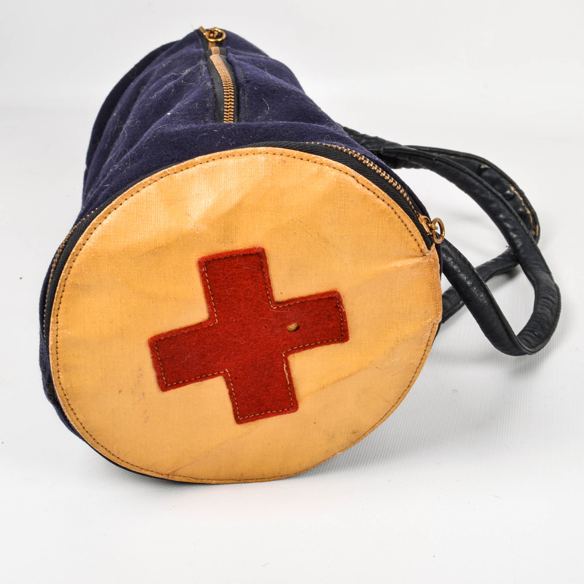 WWII Red Cross Uniform With Duffel and Pin