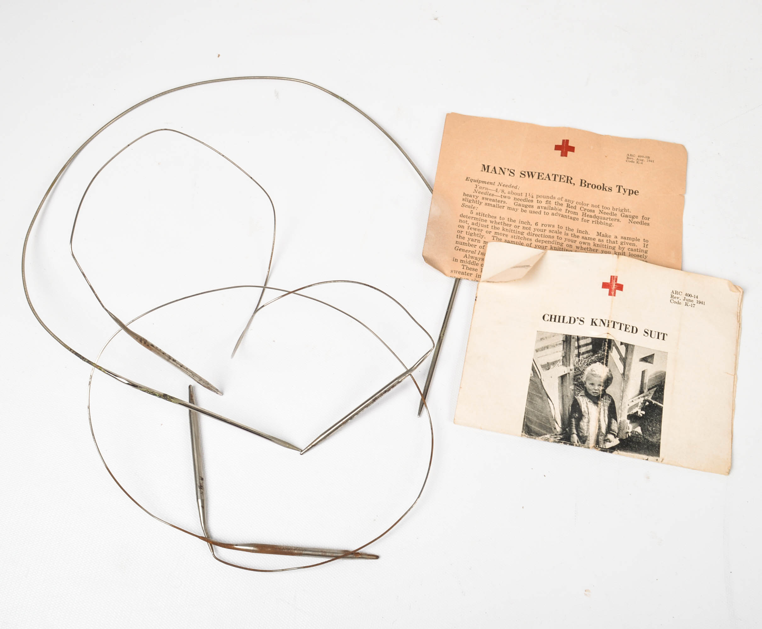 WWII Red Cross Uniform With Duffel and Pin