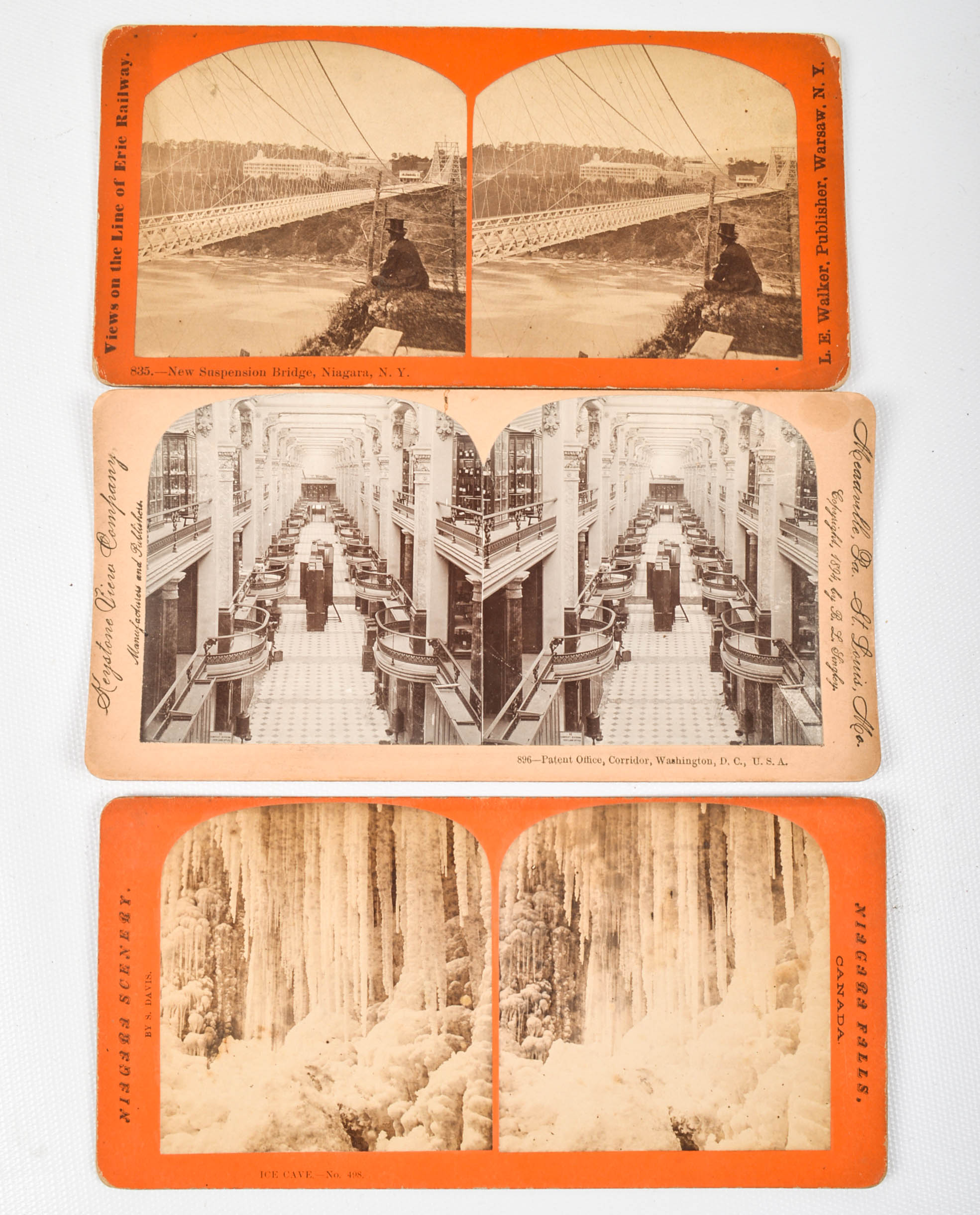 Antique "Perfecscope" Sterioscope Viewer With 250 Cards