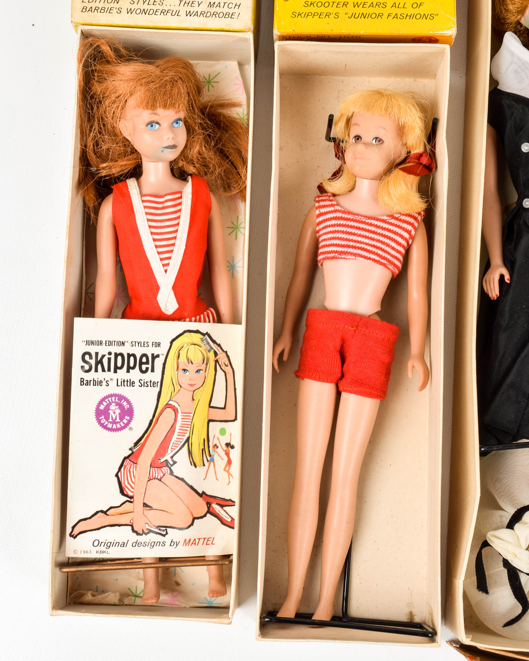 Vintage Barbie Dolls With Original Boxes