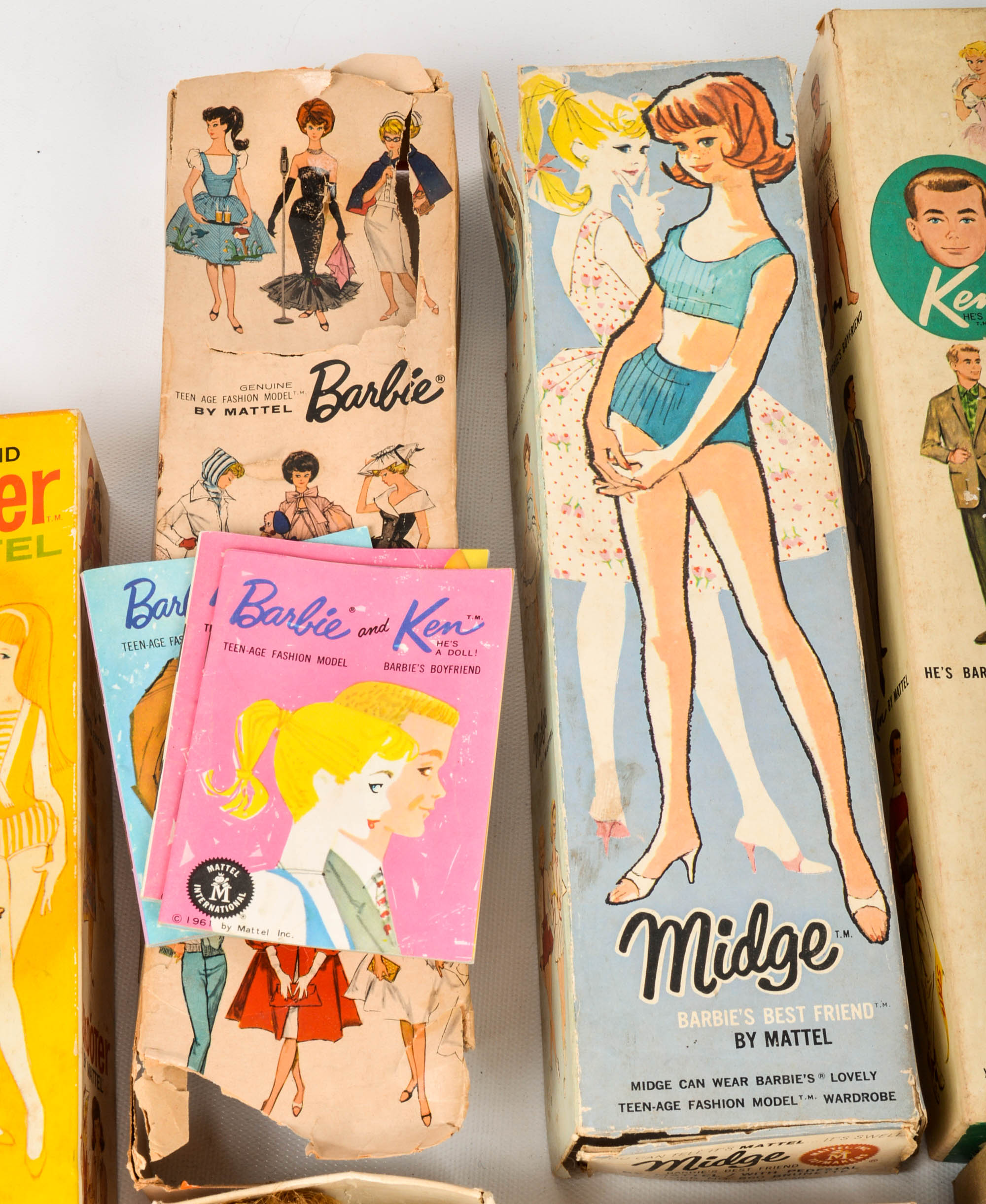 Vintage Barbie Dolls With Original Boxes