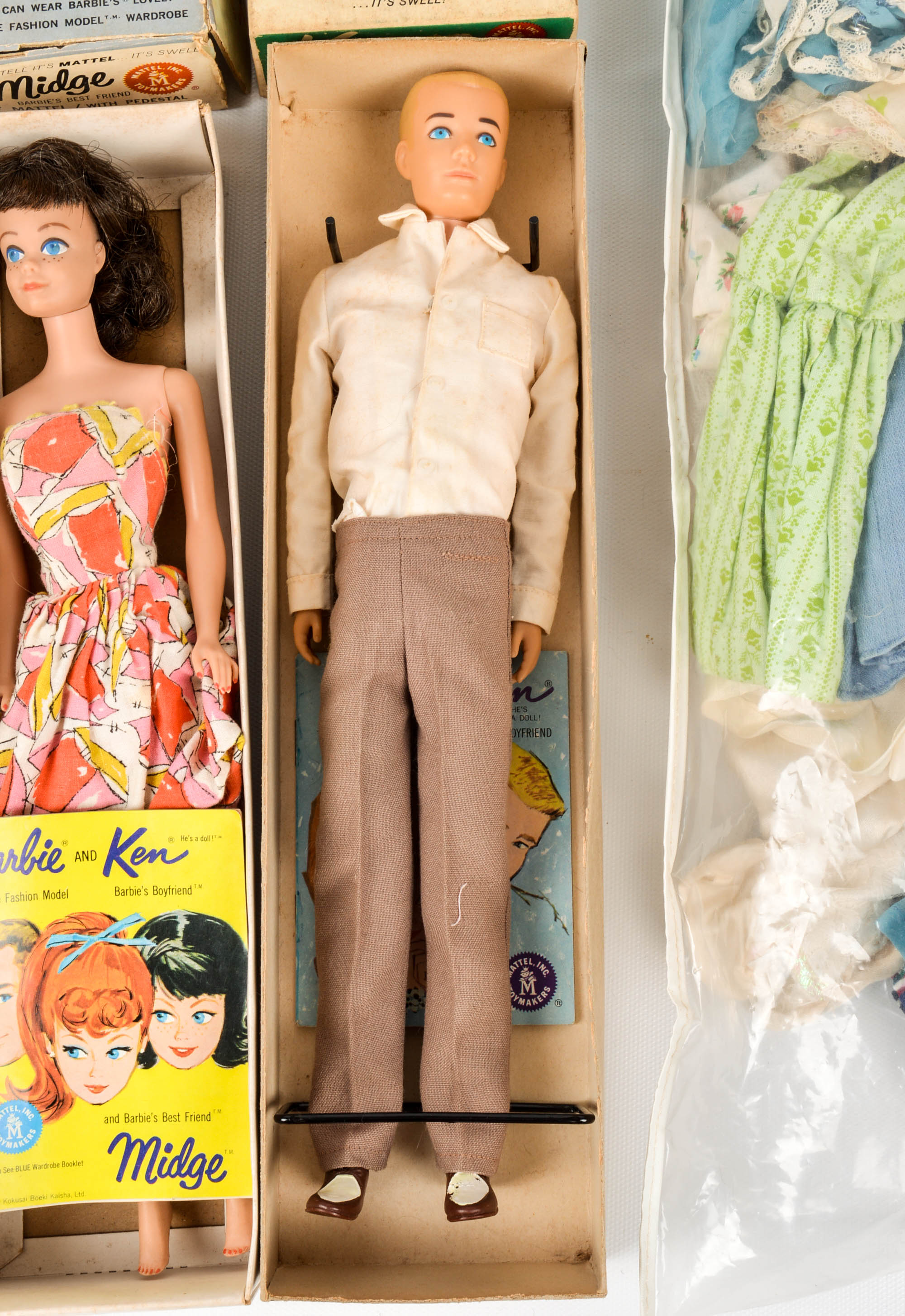 Vintage Barbie Dolls With Original Boxes