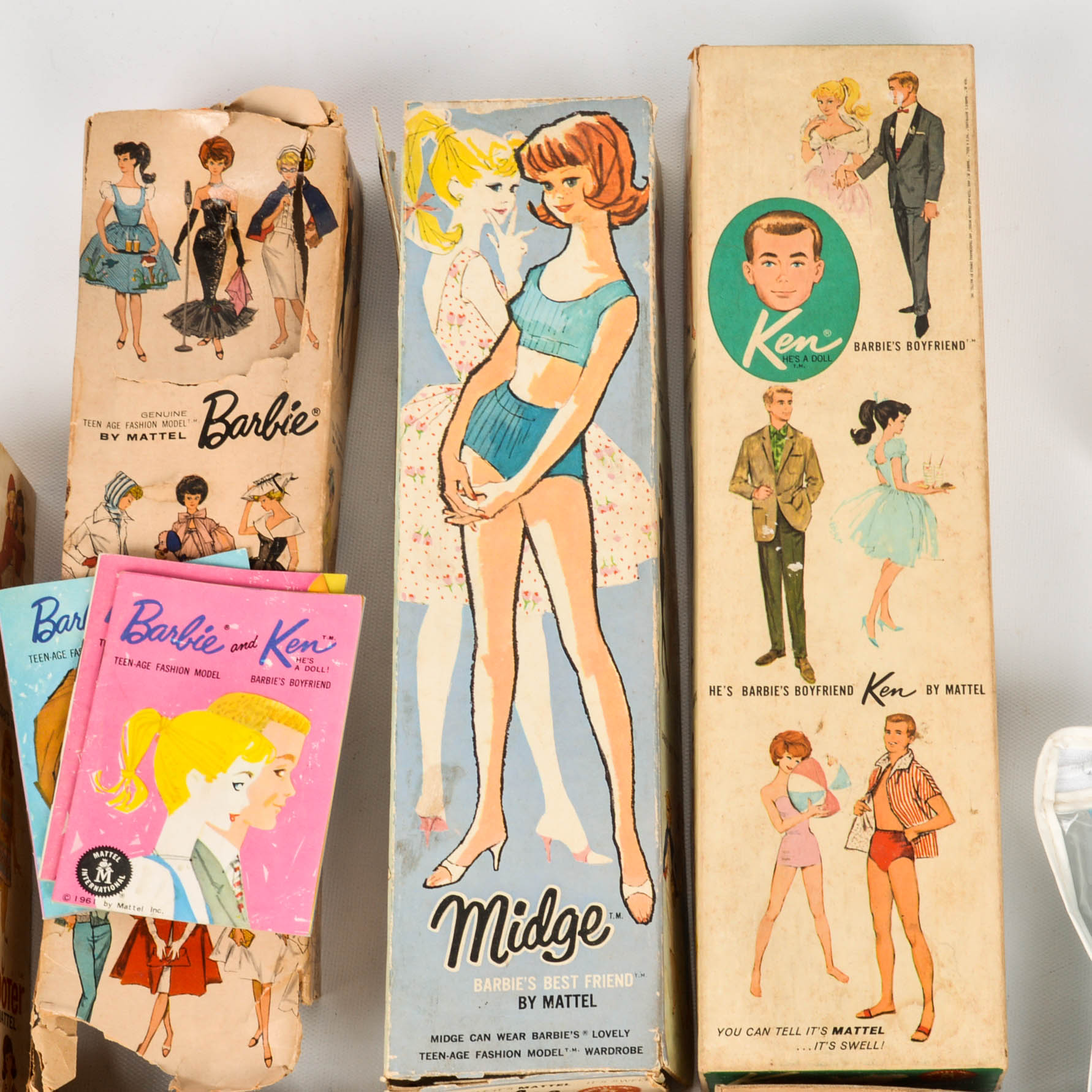 Vintage Barbie Dolls With Original Boxes