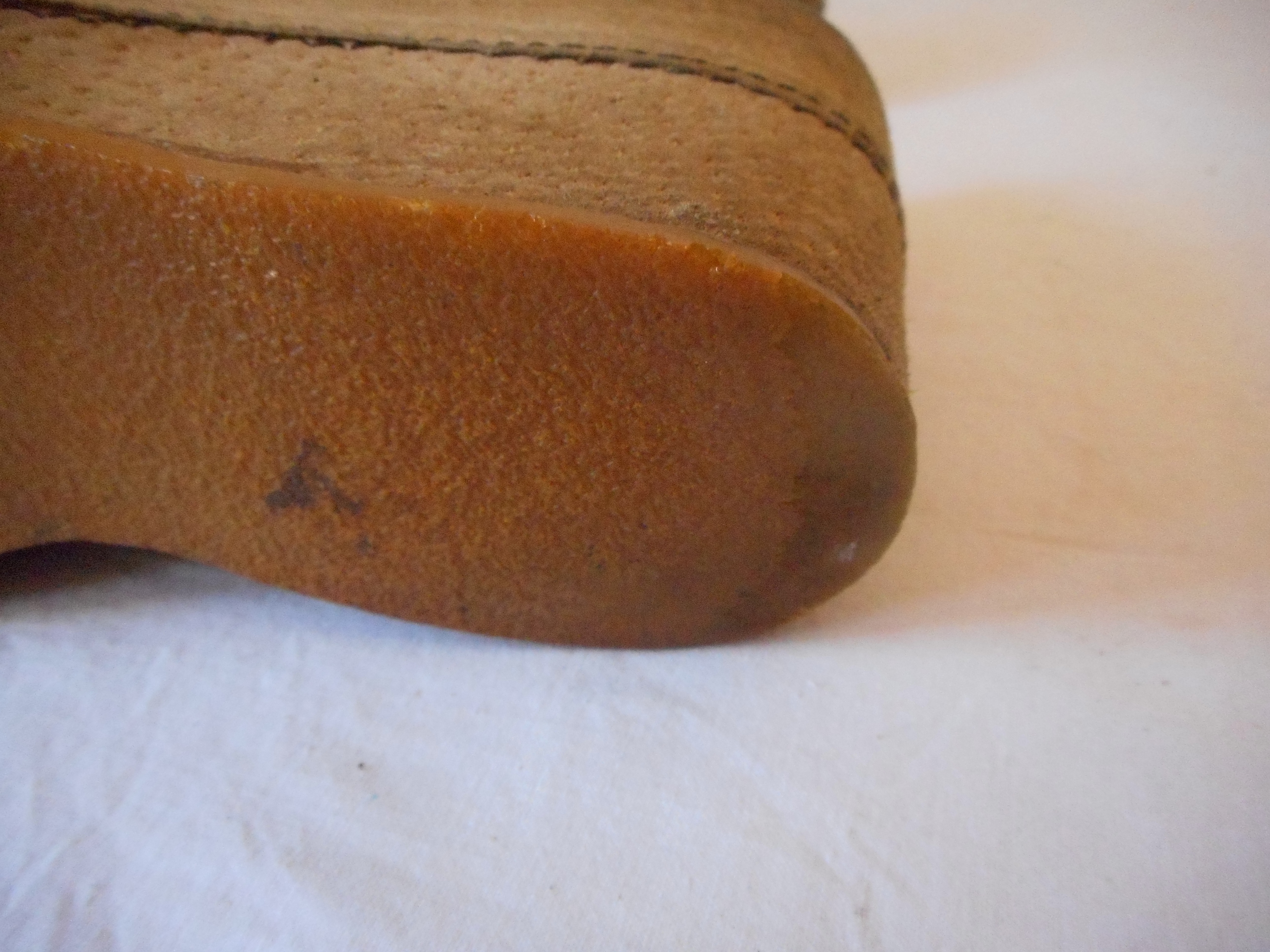 Vintage 1970s Orange Platform Shoes